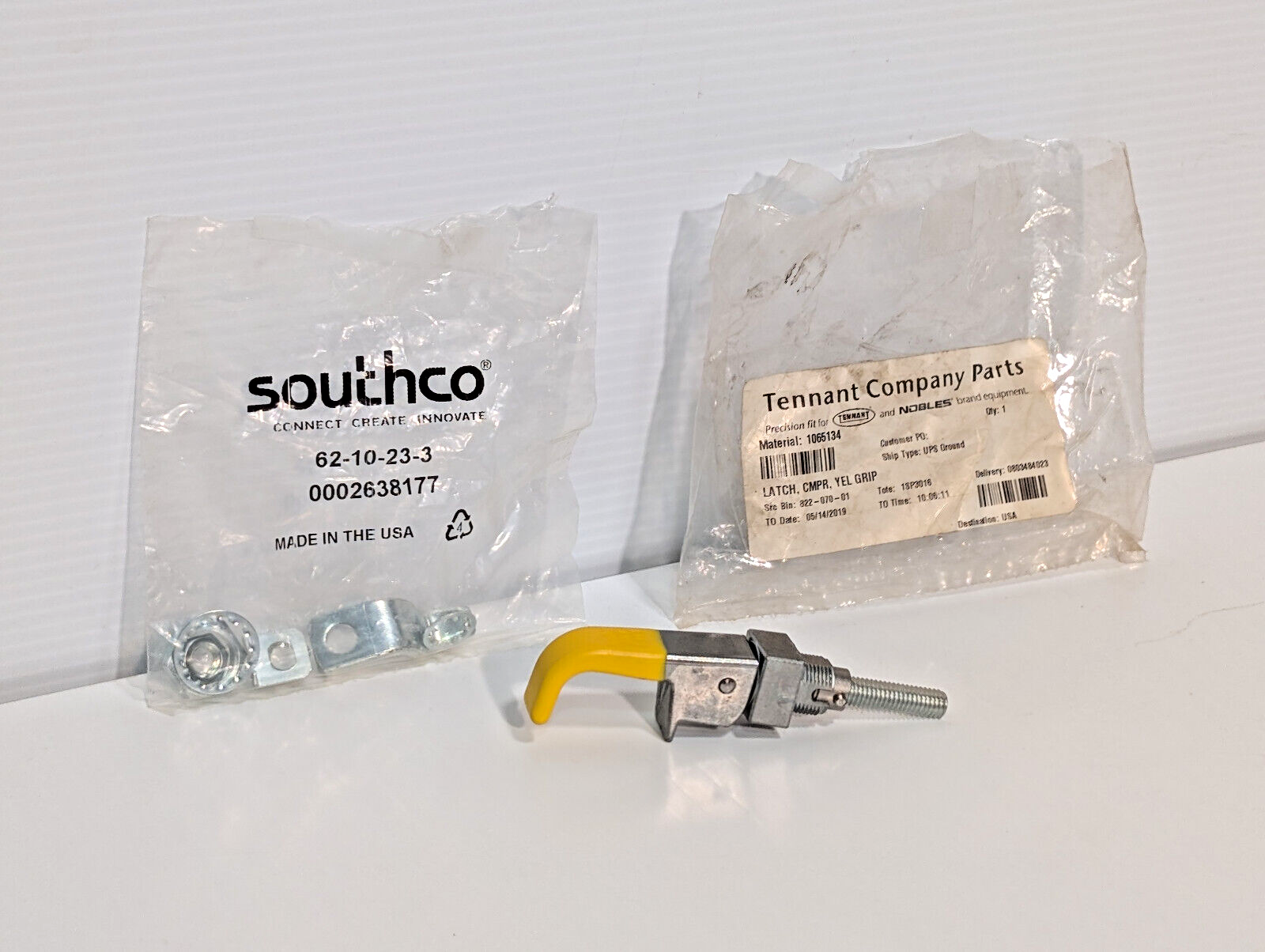 Southco 62-10-23-3 Compression Latch, Yellow Grip, 0002638177, Made in USA