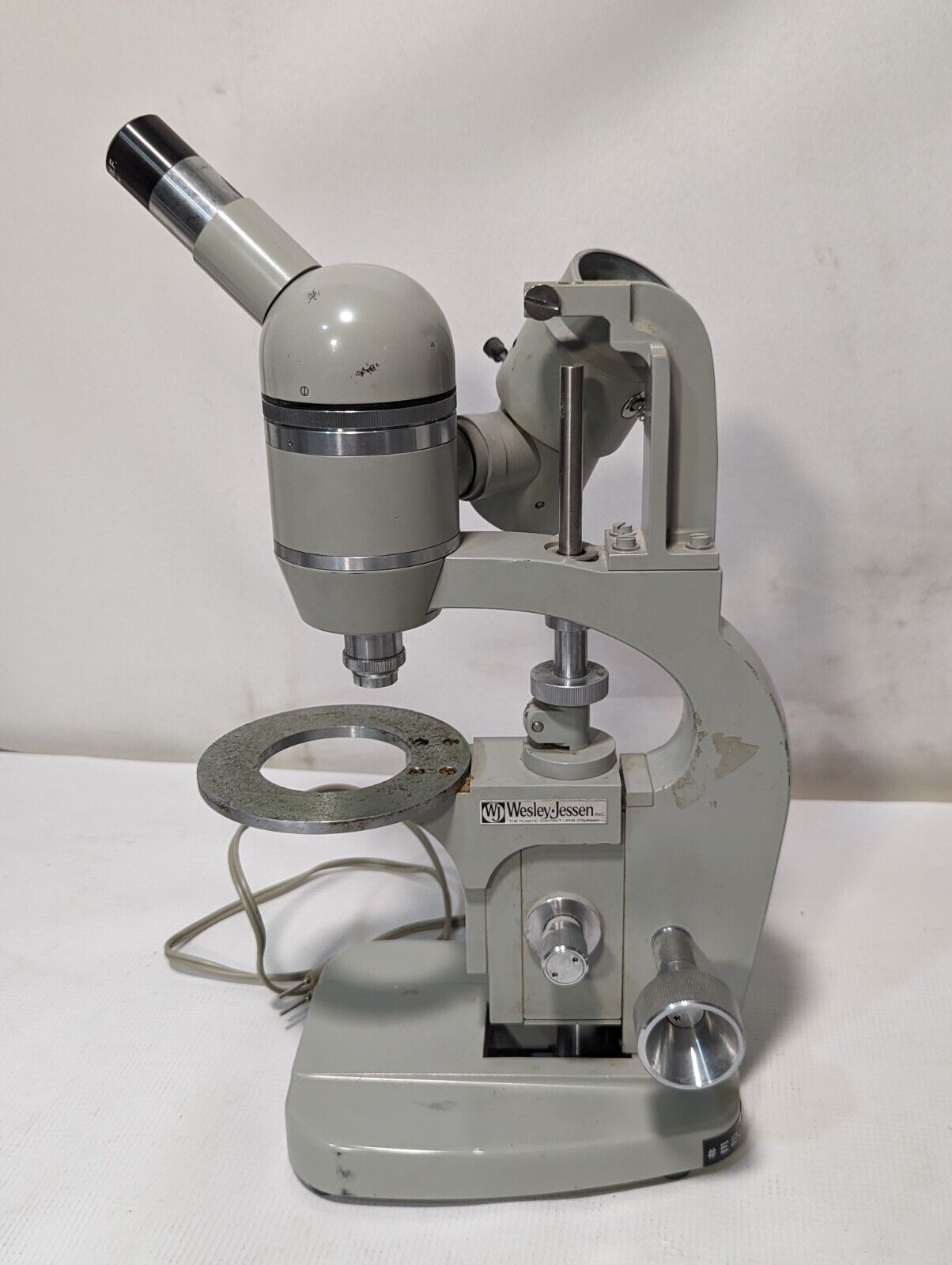 Wesley Jessen Neitz-CG Contact Gauge Radiuscope Optometry Microscope - Free Ship