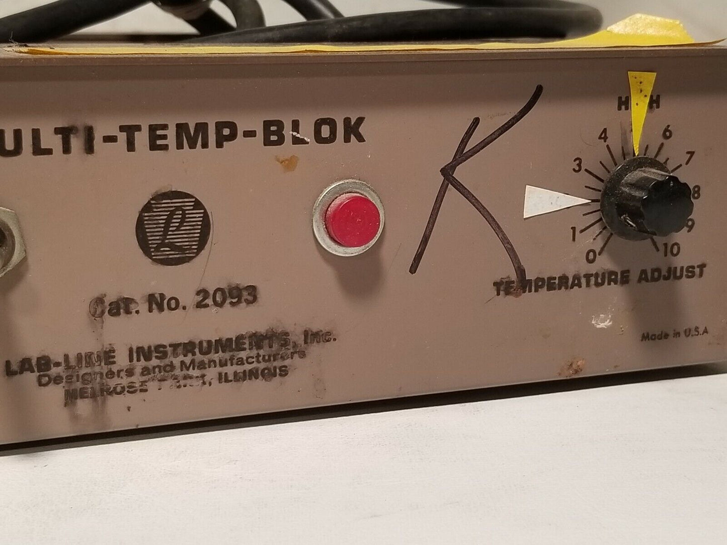 Lab-Line 2093 Multi-Temp-Blok dry block heater, no heating blocks