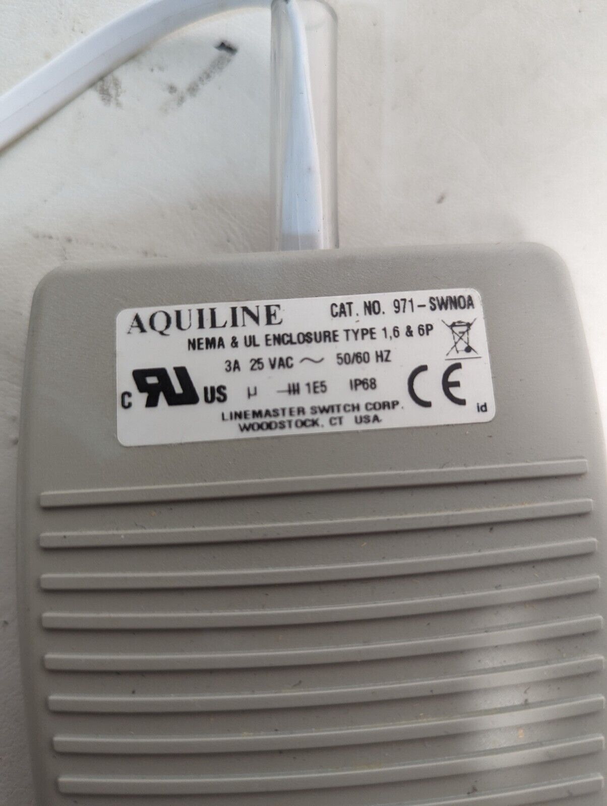 Aquiline 971-SWNOA foot pedal switch