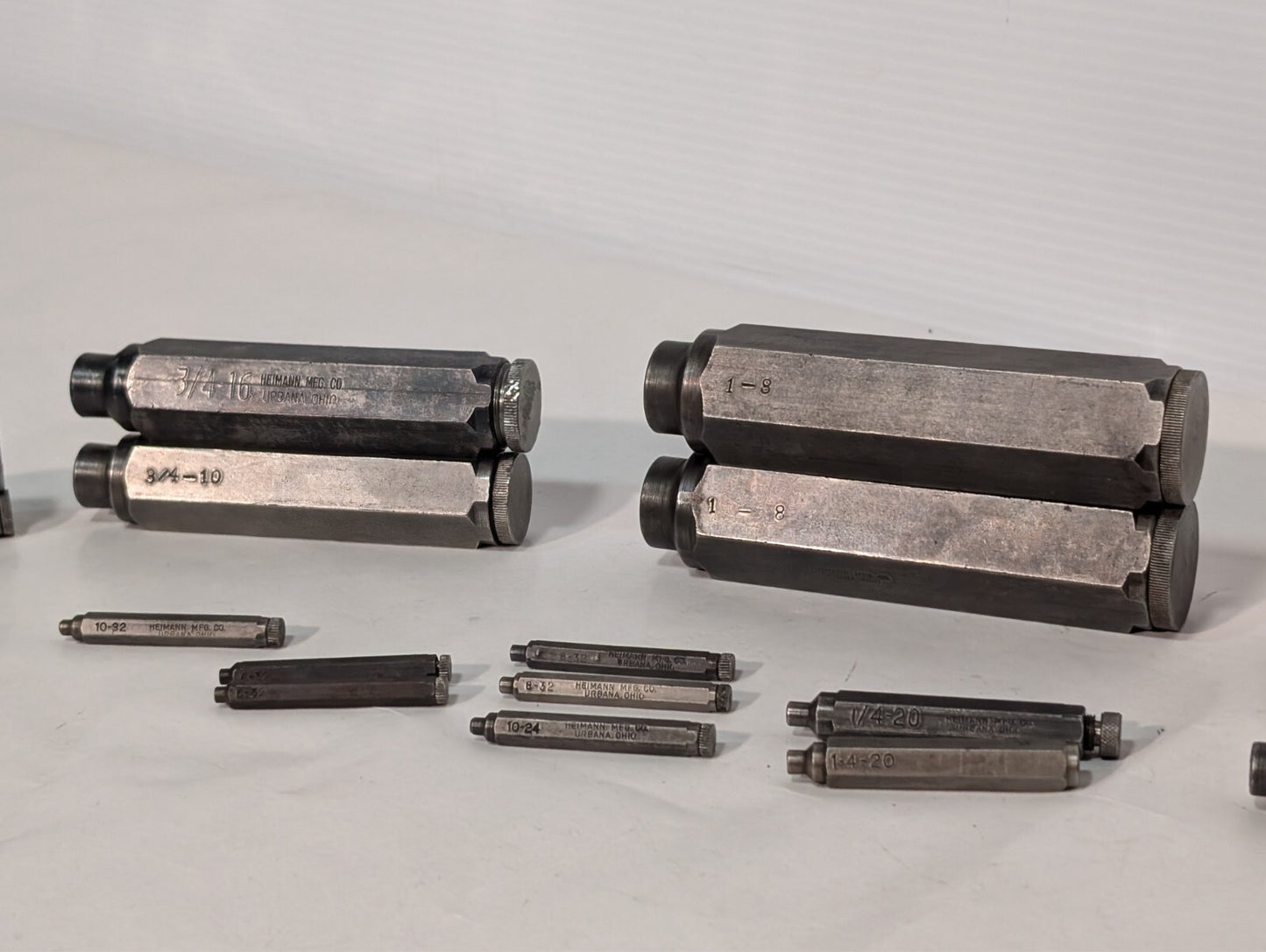 (25) Heimann Transfer Screw Incl. 3/8-16, 1-2-13, 5-8-11, etc. See photos+desc.