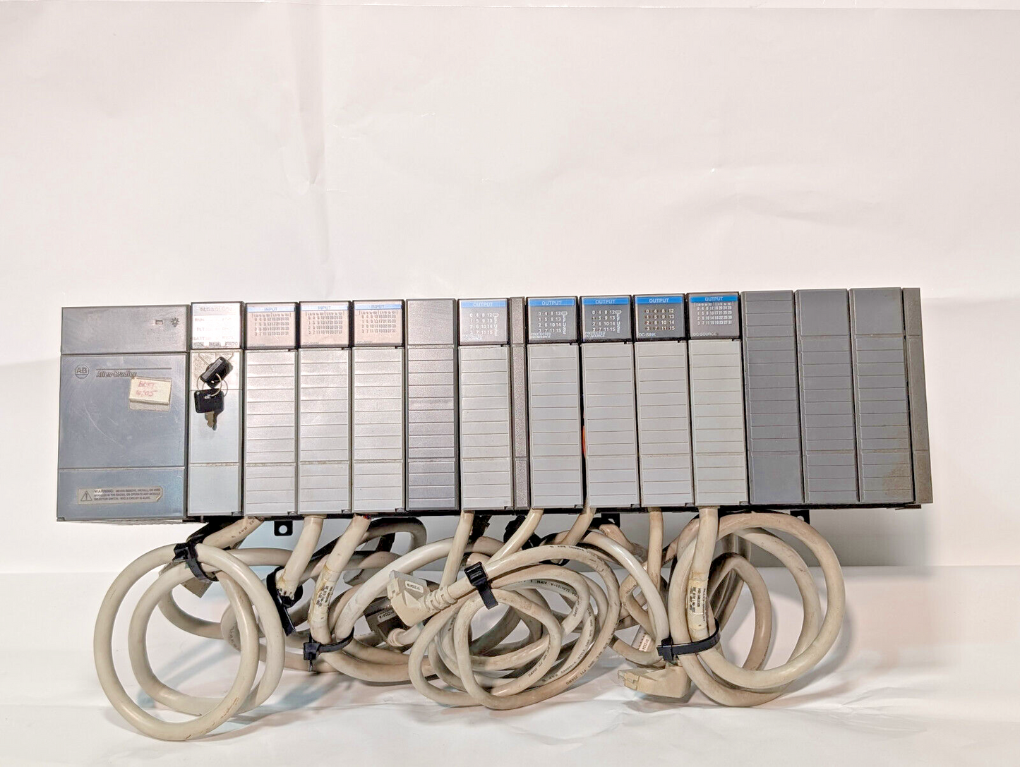 Allen Bradley 1746-A13 Chassis Rack, SLC500, 13-Slot; 1746-P2 SER C Power Supply
