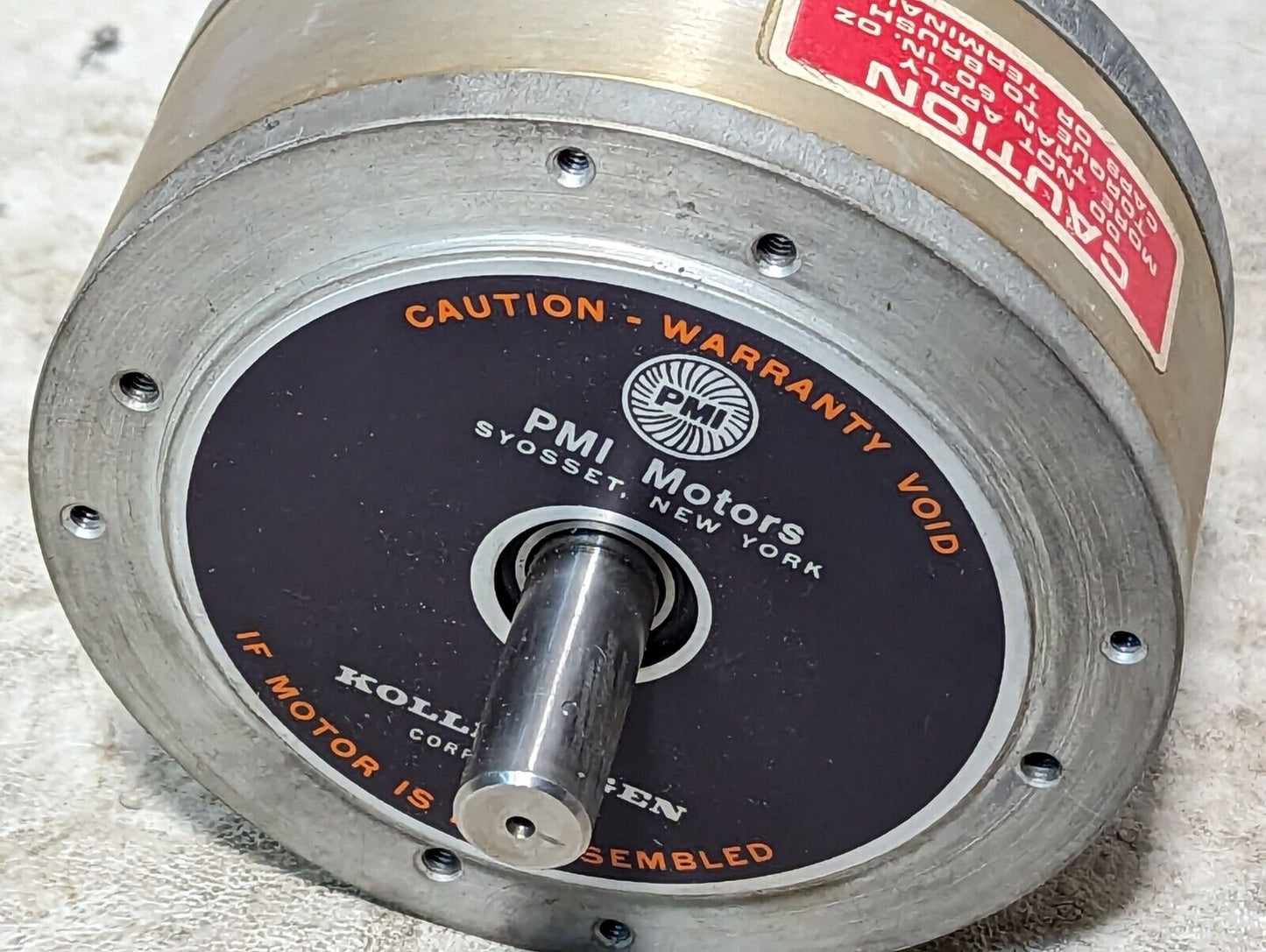 Kollmorgen PMI Motors DC Servo Disk Motor 00-00902-003, type U9M4