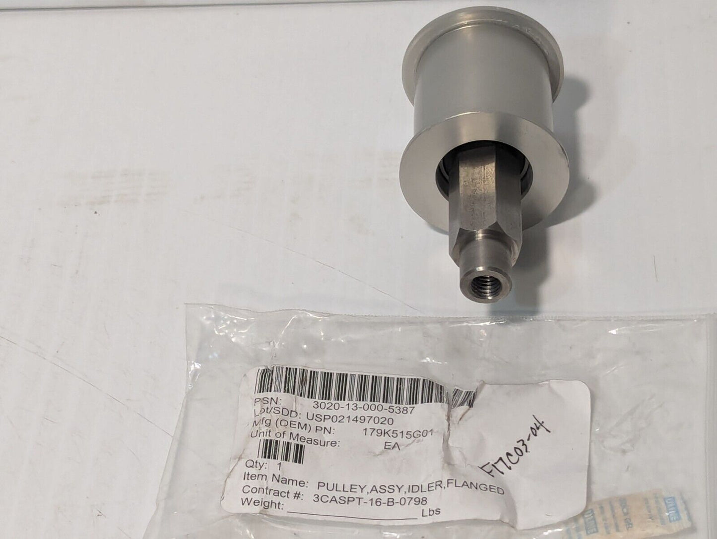 179K515G01 Flanged Idler Pulley Assembly, 3020-13-000-5387 -Free Shipping