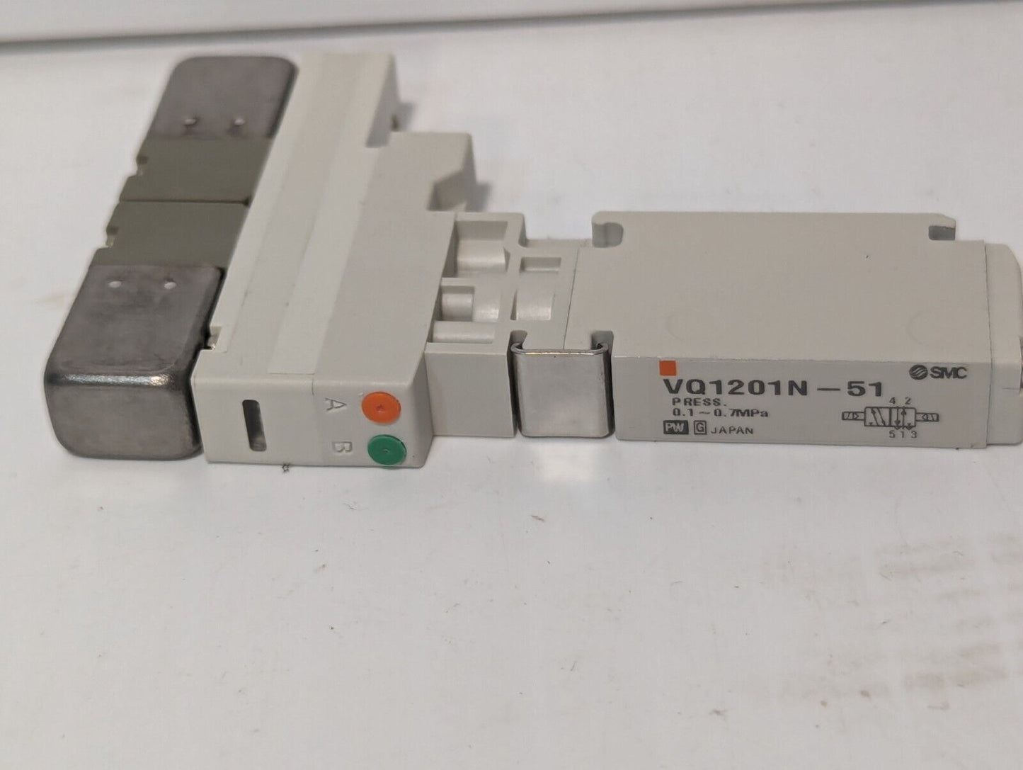 SMC VQ1201N-51 Solenoid Valve, 24vdc, VQ1201N51 - Free Shipping