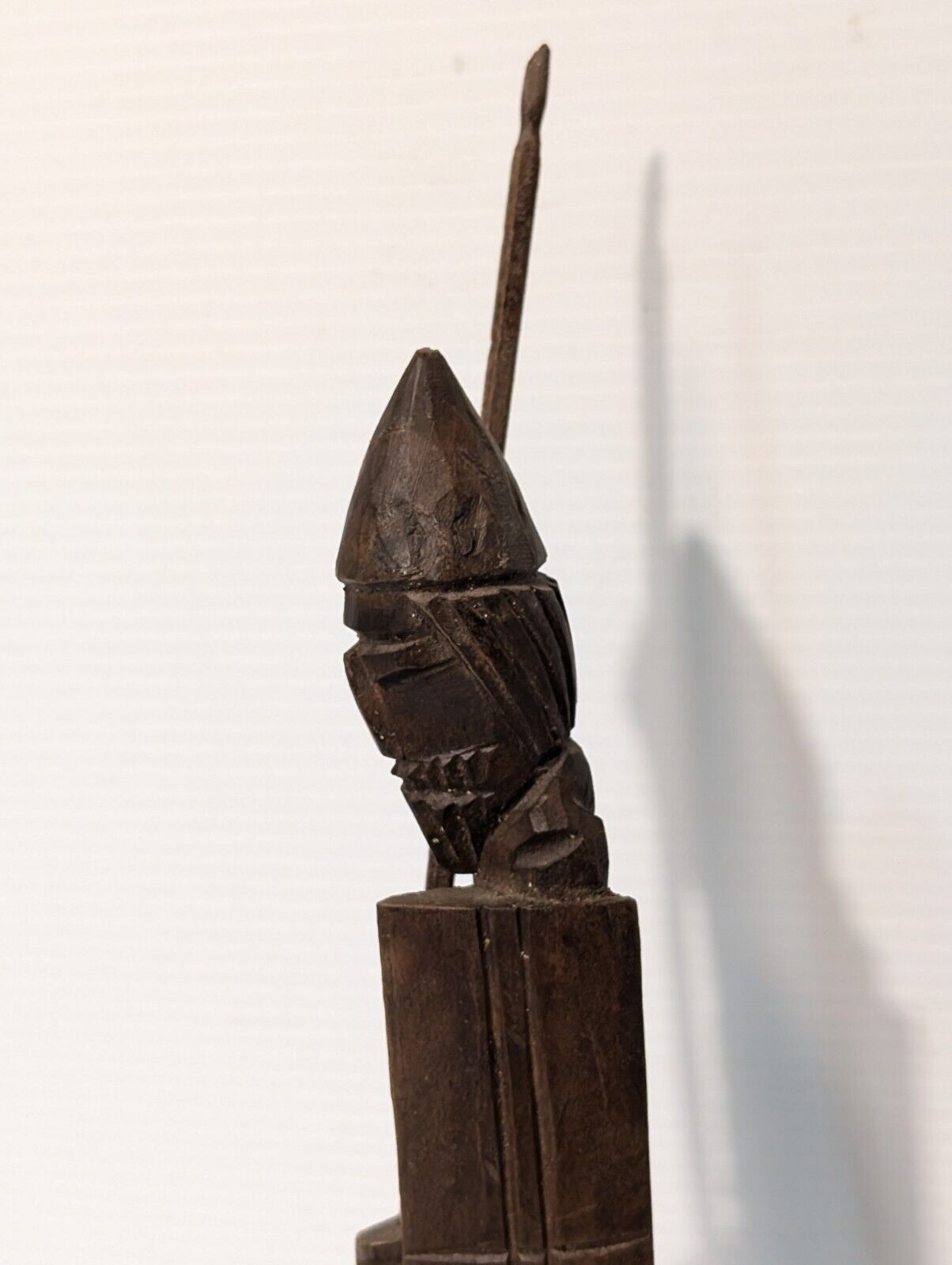 Wooden Christmas Knight, Crusader, dark brown, 11X2 Inches - Free Shipping