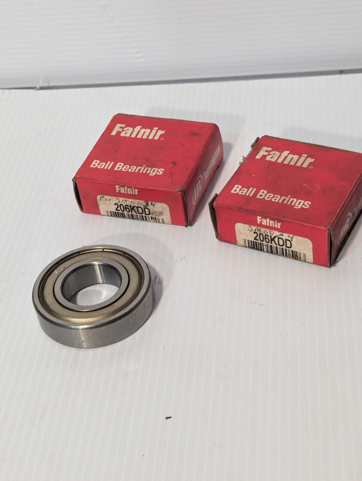 Lot of 2 Fafnir 206KDD Deep Groove Ball Bearing - Free Shipping