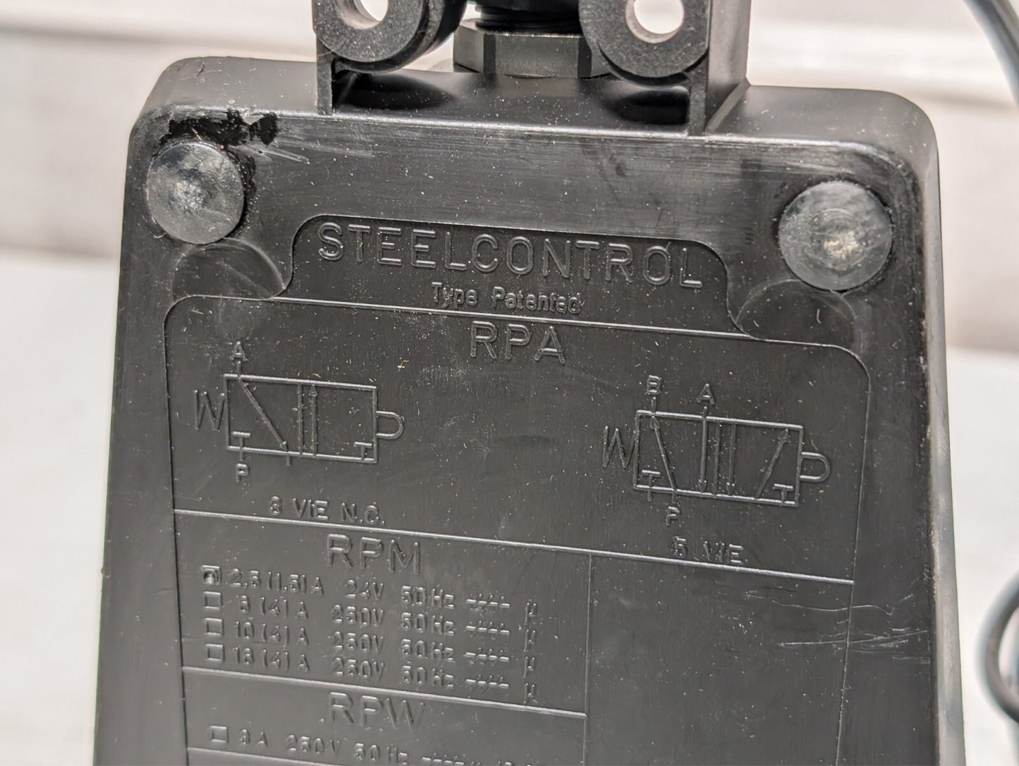 Steel Control RPM-30N02-N 2.5 Foot Switch Pedal Shielded