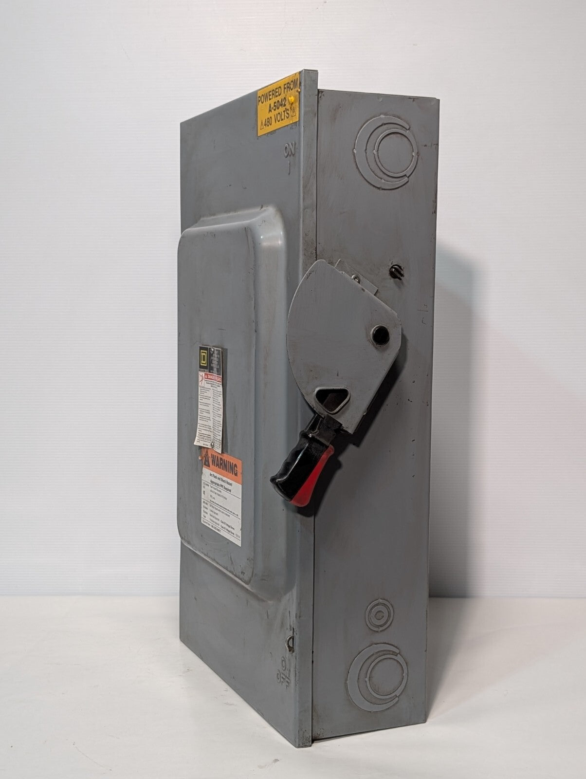 Square D H364 Heavy Duty Safety Switch, 200A, 600vac, 600vdc, Indoor Use, 3Phase