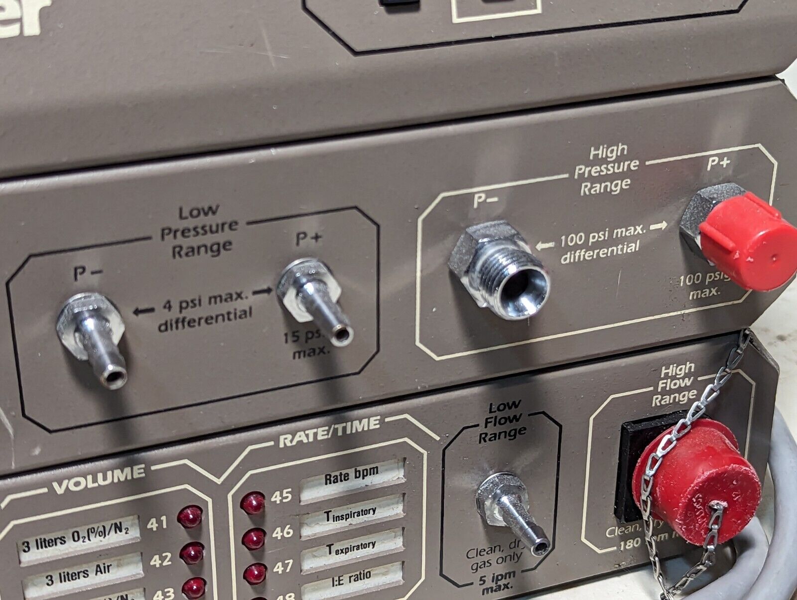 Timeter Instrument RT-200 calibration analyzer: RT-201 control module, RT-202 pr