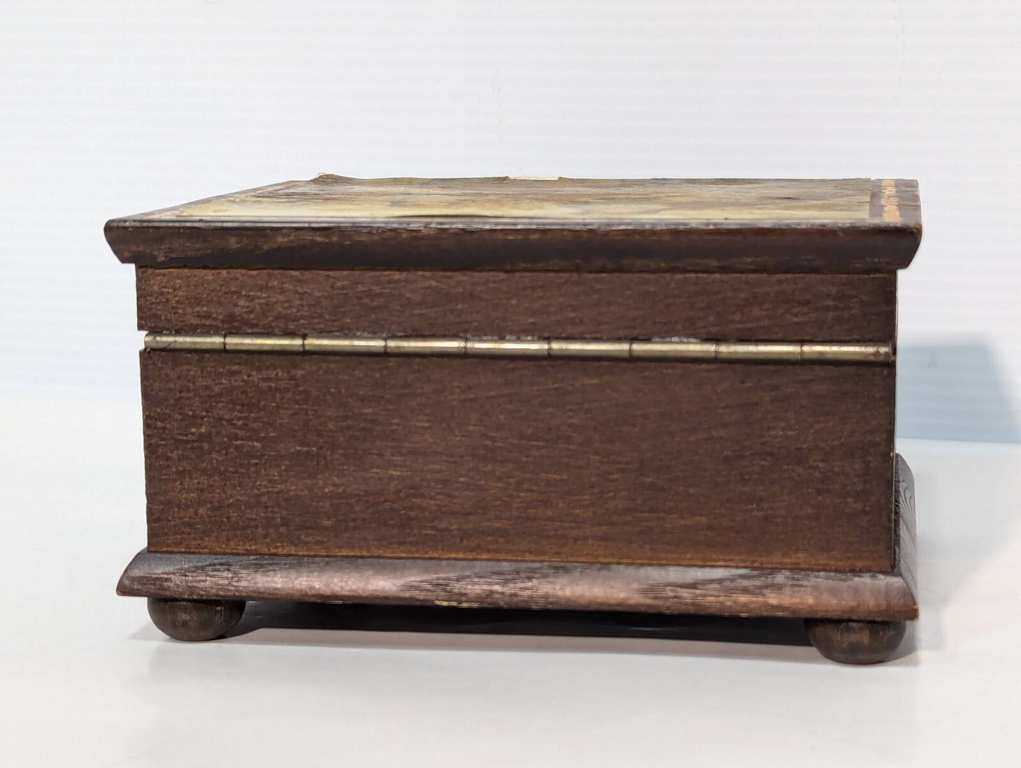 Vintage 70s "I'd Like To Teach The World To Sing" Musical Partridge Jewelry Box