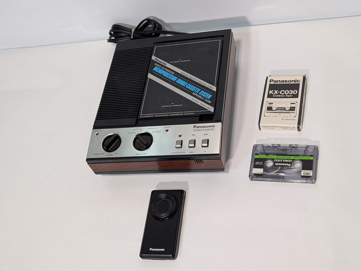Vintage Panasonic KX-T1505 EASA-Phone Auto Telephone Answering System w\ KX-A51