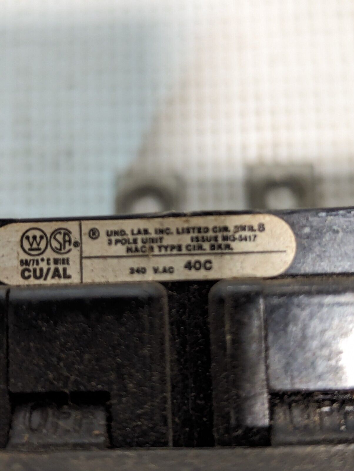 Westinghouse BAB3030H Circuit Breaker, 30A, 240VAC, 3-Pole - Free Shipping