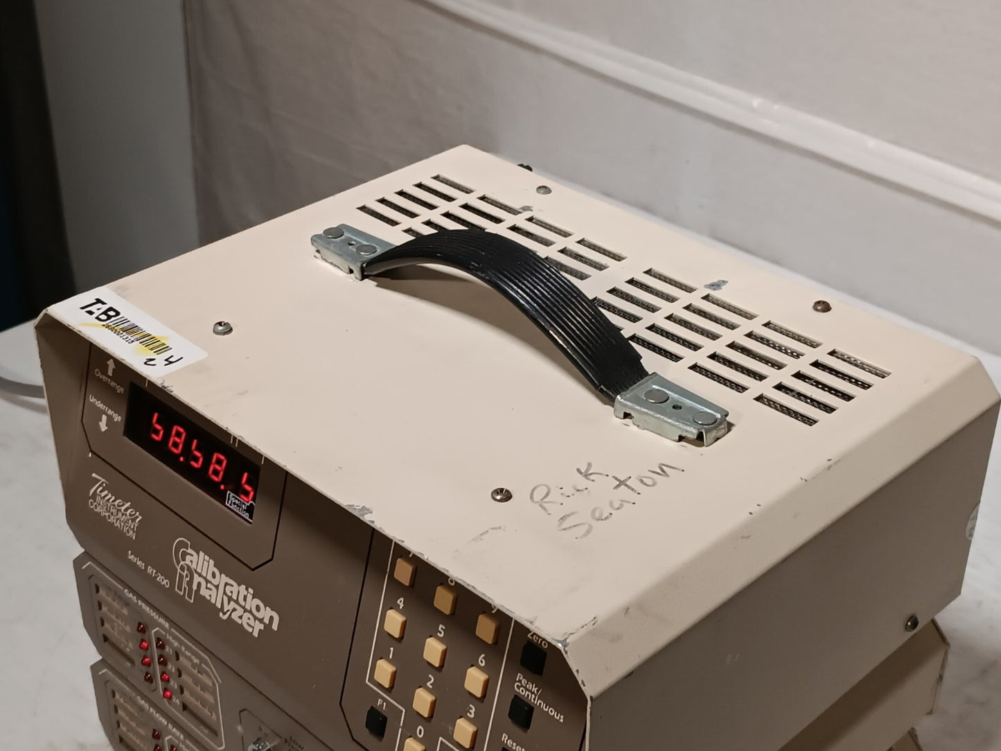 Timeter Instrument Corporation RT-200 Calibration Analyzer - Powers On