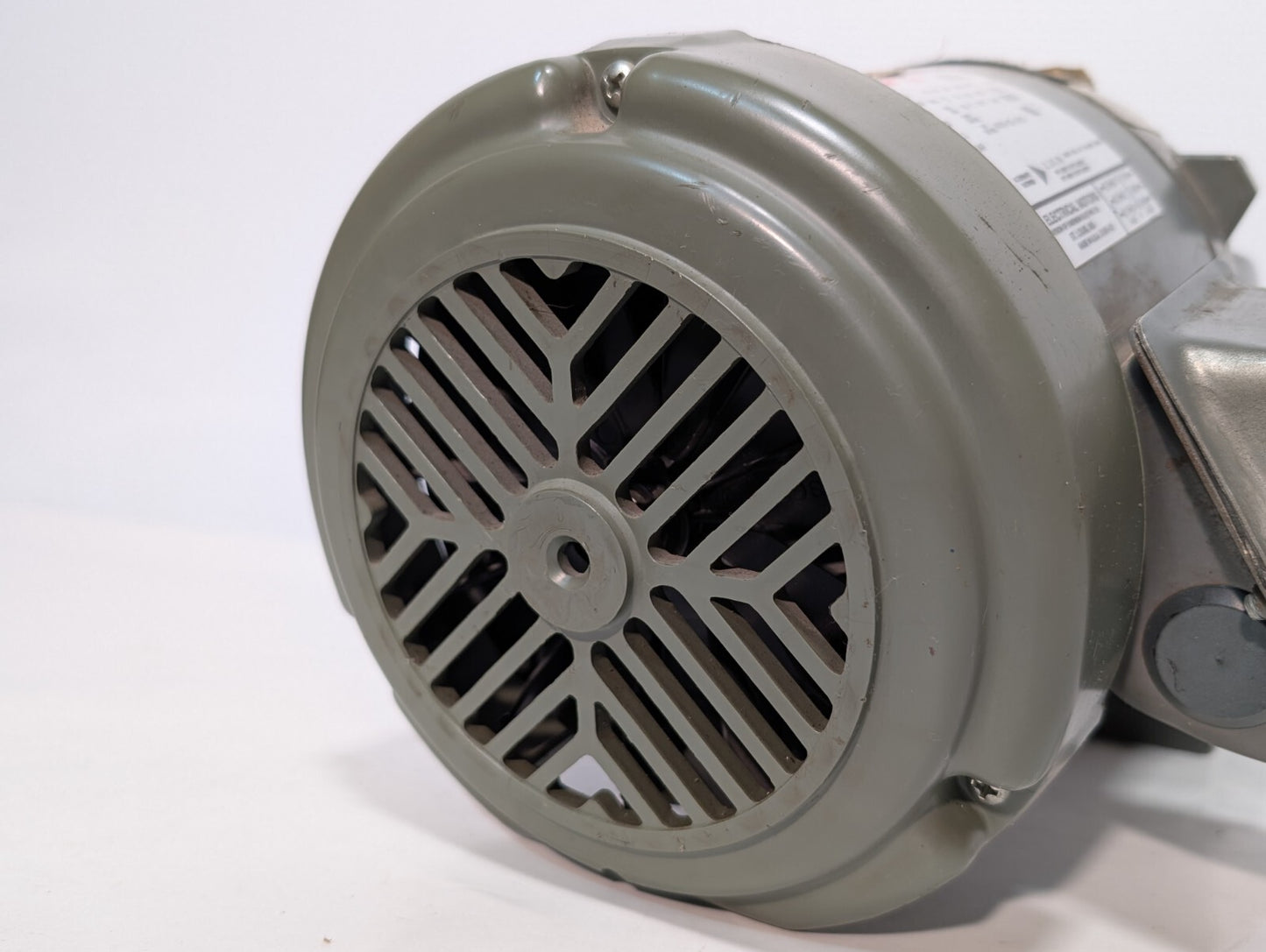 US Motor E180A Gear Motor, Unimount 125, 0.50hp, 1745rpm, SF: 1.35, Frame: 56