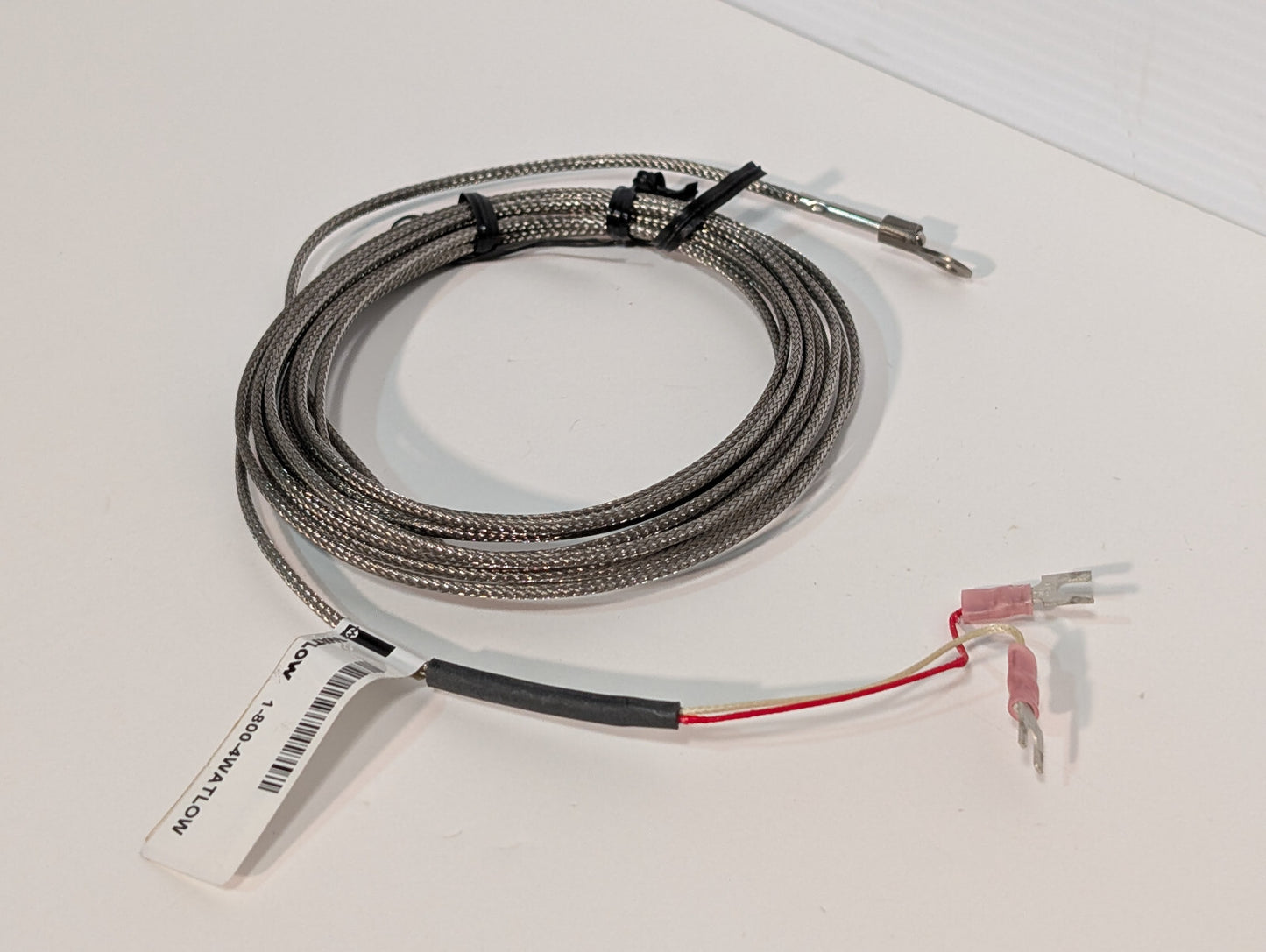 Watlow 70XJSUB130B Ring Terminal Tube Wire Thermocouple, Clamco 206-30, 3330-058