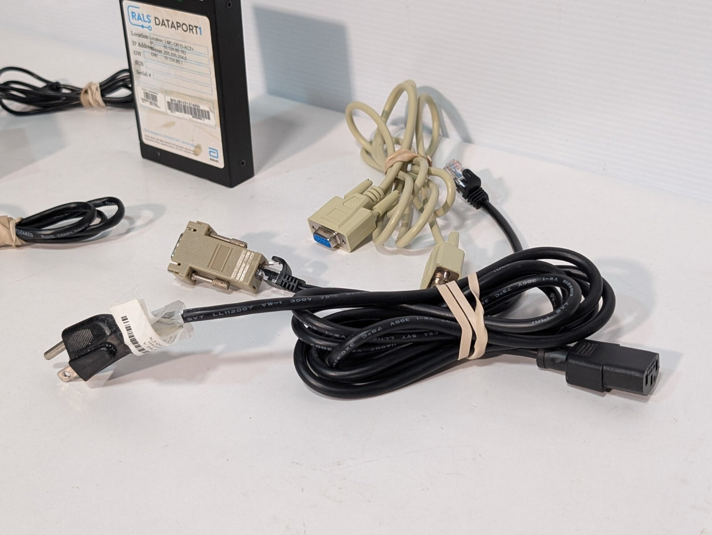 Abbott RALS Dataport 1 POCT Device Server, Ethernet, Power Adapter, Peripherals