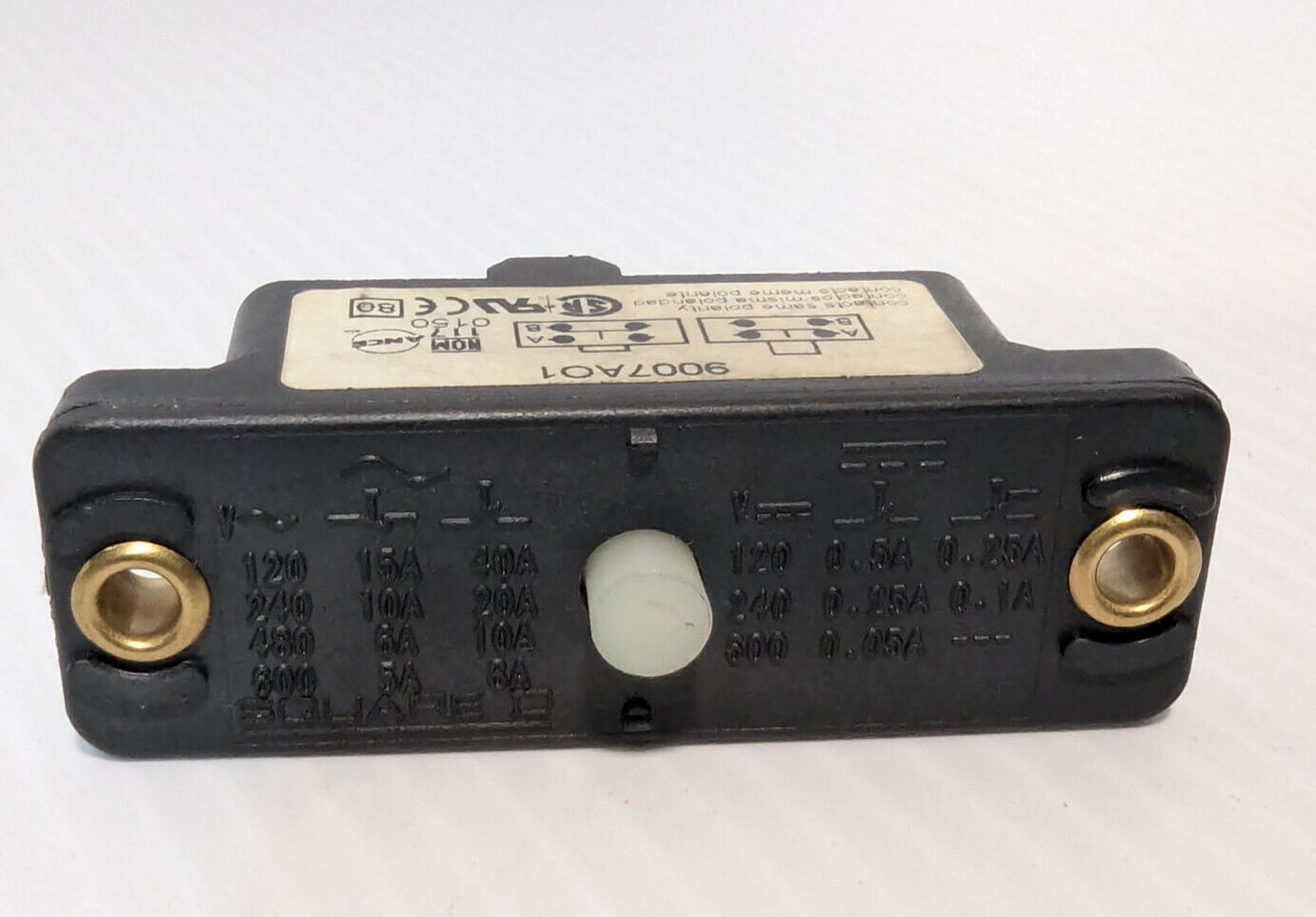 Square D/ Schneider Electric 9007A01 Side Rotary Limit Switch 15A, Free Shipping