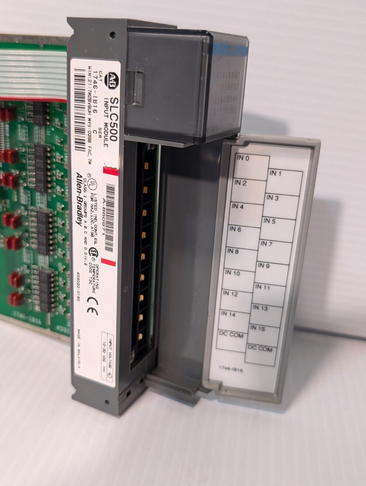 Allen Bradley 1746-IB16 /C DC Digital Input Module (Sinking), SLC 500 -Free Ship