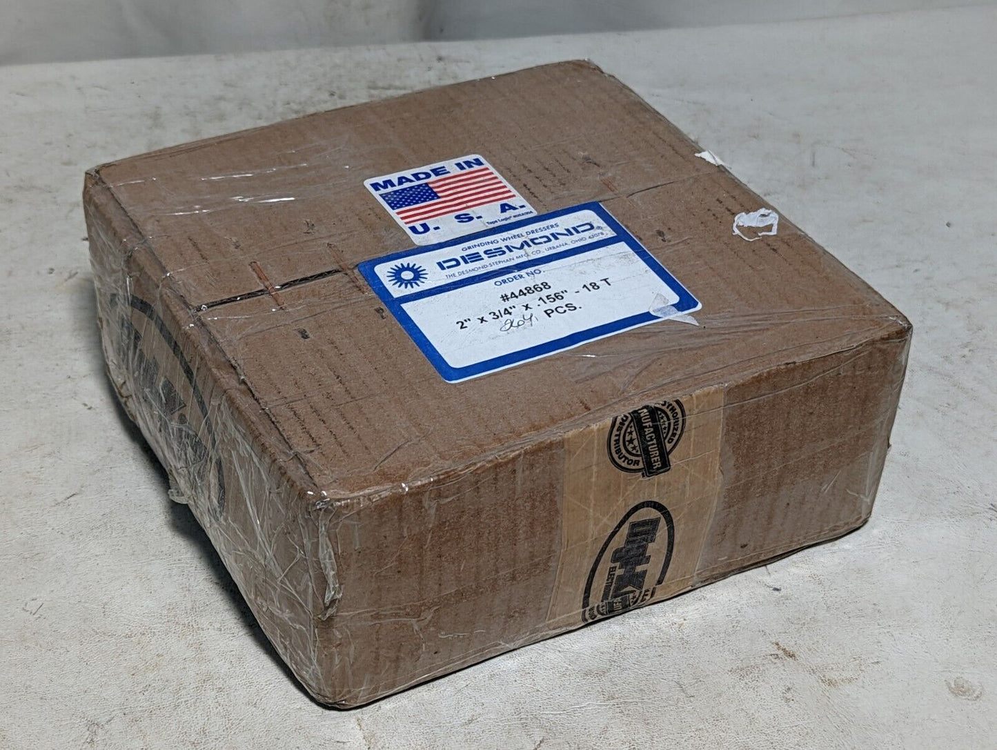 Box of 264 Desmond 2 x 3/4 x .156 - 18T grinding wheel dressers