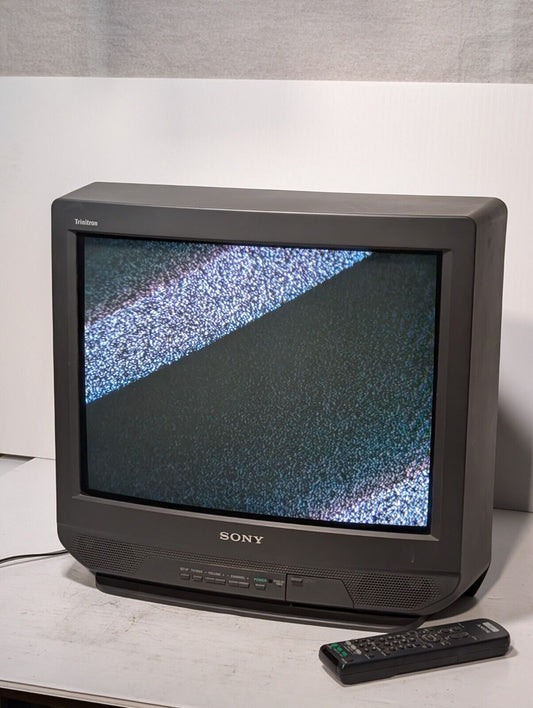 Sony Trinitron KV-20S40 color CRT TV w/remote, working, great for vintage gaming
