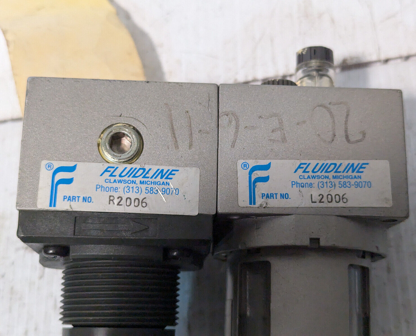 Fluidline L2006, R2006 Lubricator Assembly, 160 psi, Made in USA, Free Shipping