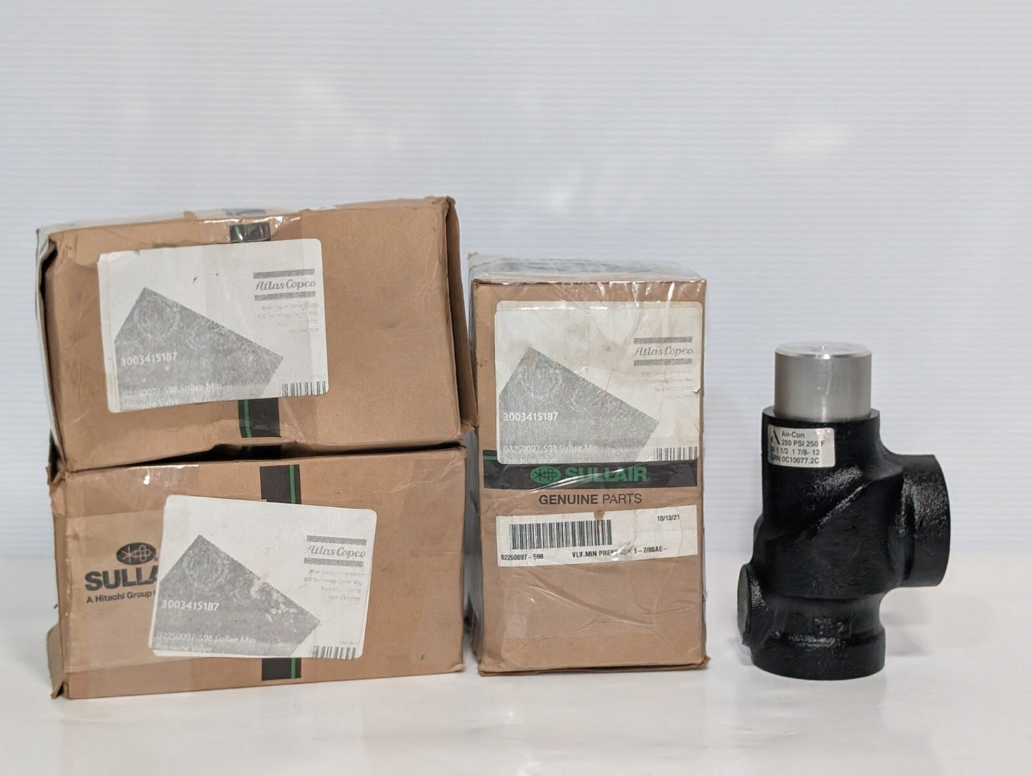 Sullair 02250097-598 Replacement Minimum Pressure Valve 250PSI -New in Box-