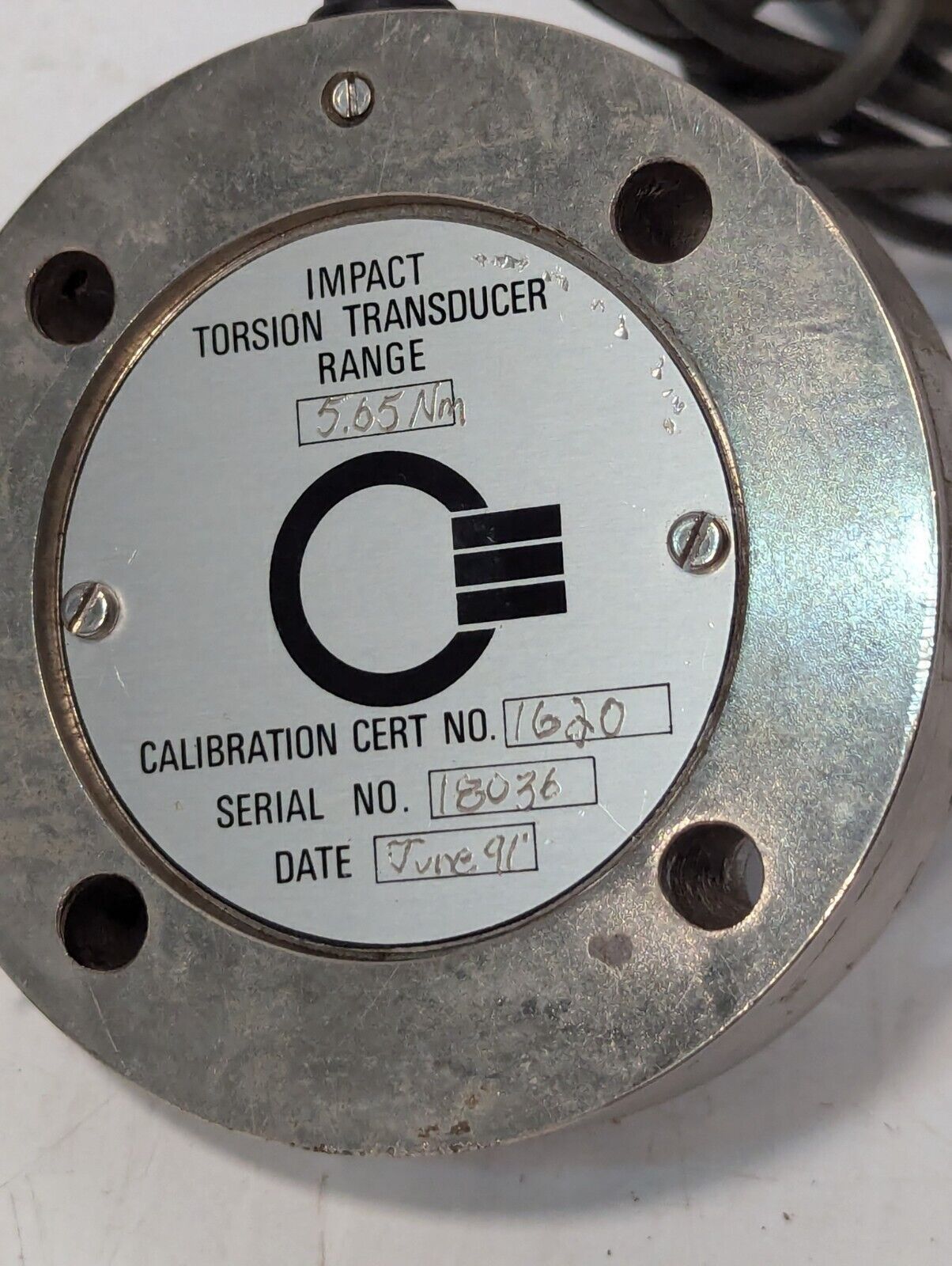 Stationary Transducer, Impact Torsion Transducer Range 5.65Nm
