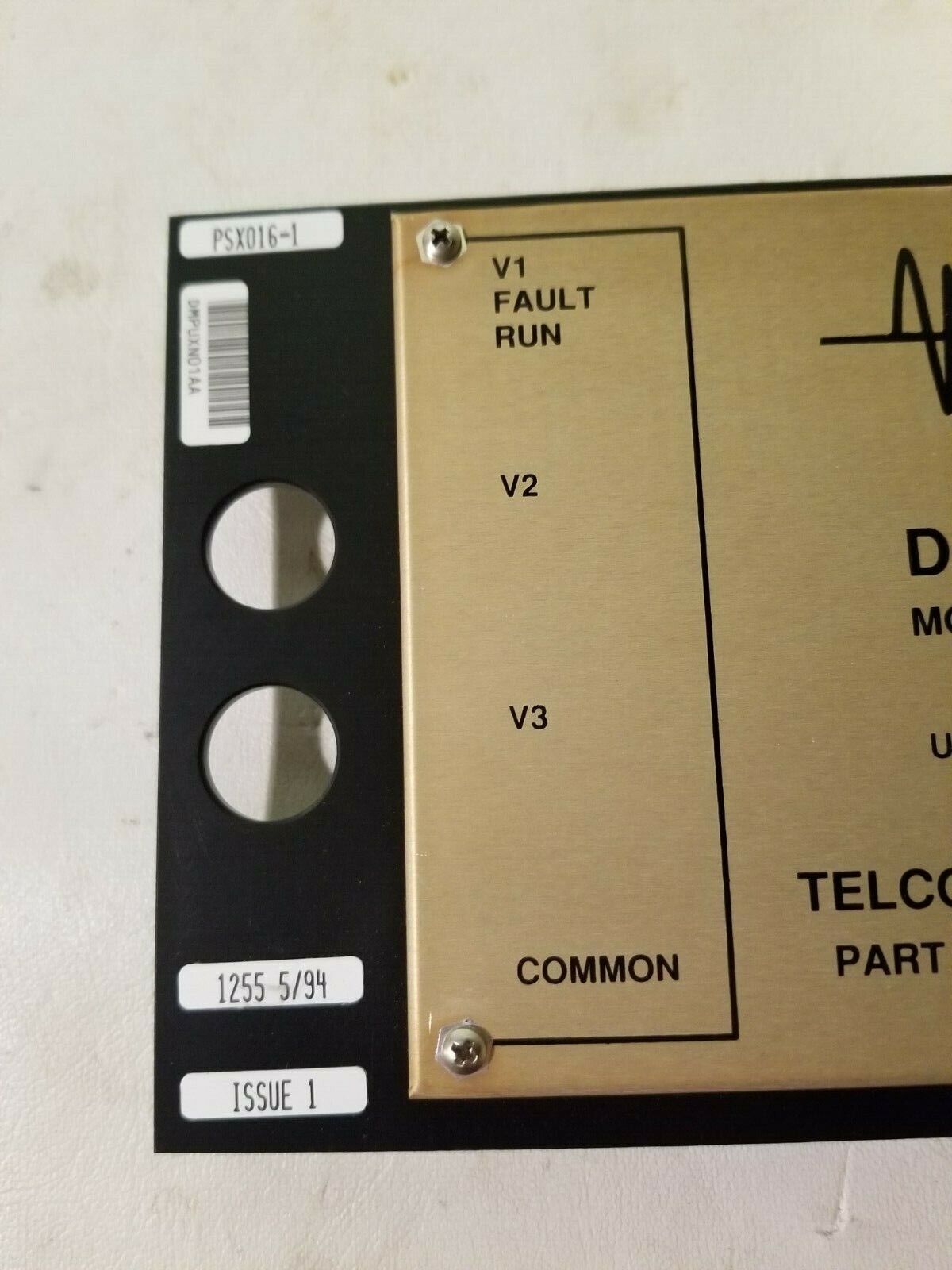 VICOR Corporation DC-DC Converter Card, Model VI-9057 Part PSX0161 Fiber Optics