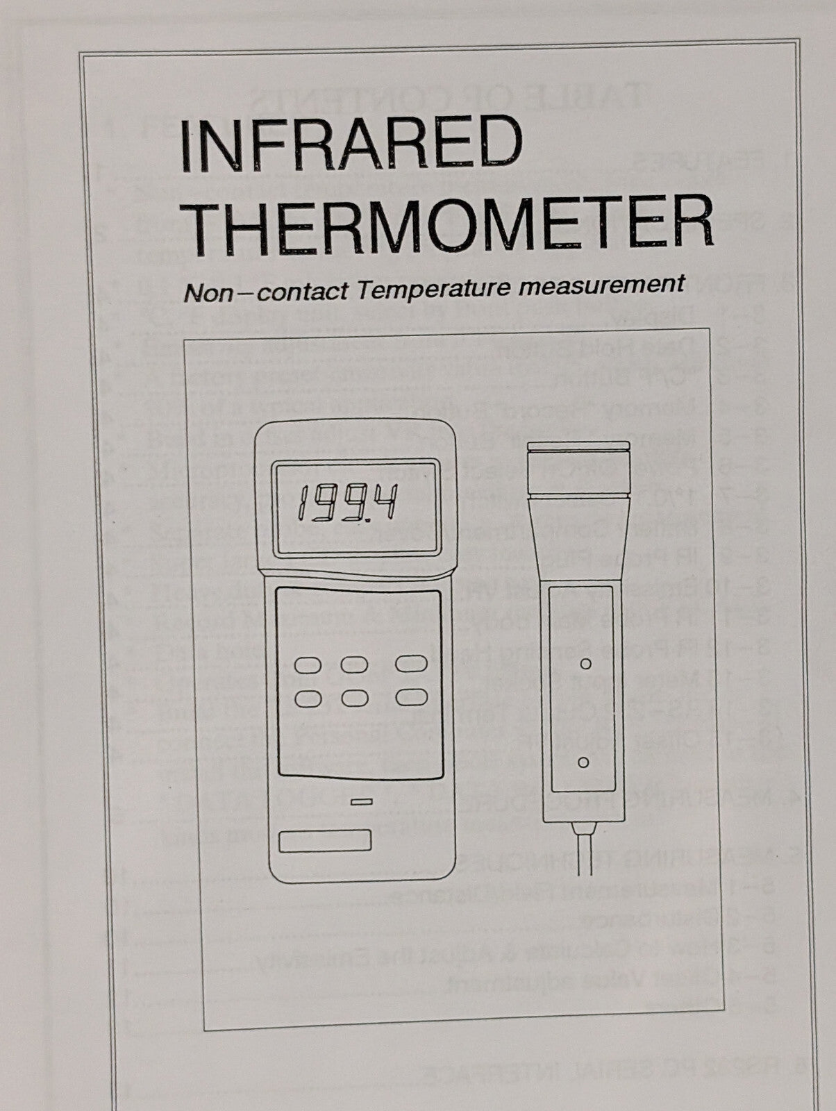 VWR Control Company 21800-018 Traceable Infrared Thermometer, Case, Non-Contact