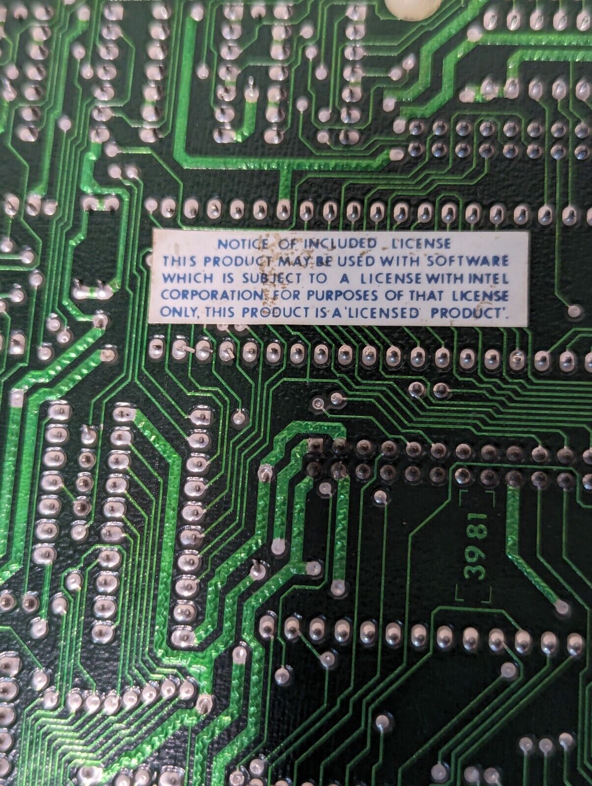 Intel PWA 1003071-02 circuit board, iSBC 80/24 Multimodule Connector