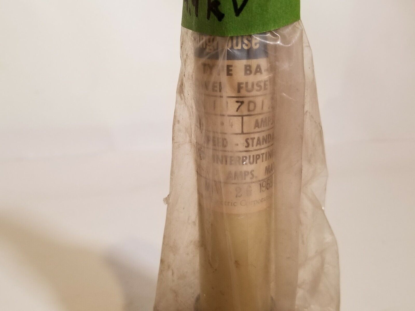 Westinghouse BA-200 117D123A29 100E Boric Acid Power Fuse Refill, New OldStock