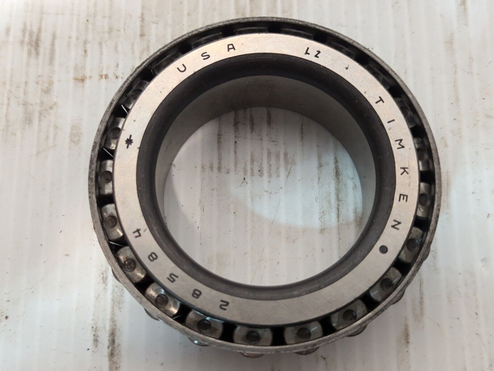 TIMKEN 28584 Tapered Roller Bearing 2.0625" Bore 2.28" FD 2.56" BD - Free Ship