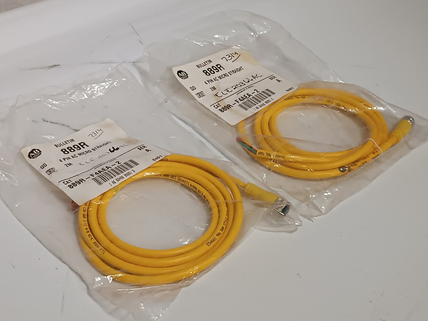 ALLEN BRADLEY 889R-F4AEA-2 SERIES A CABLE, 4 PIN MICRO STRAIGHT