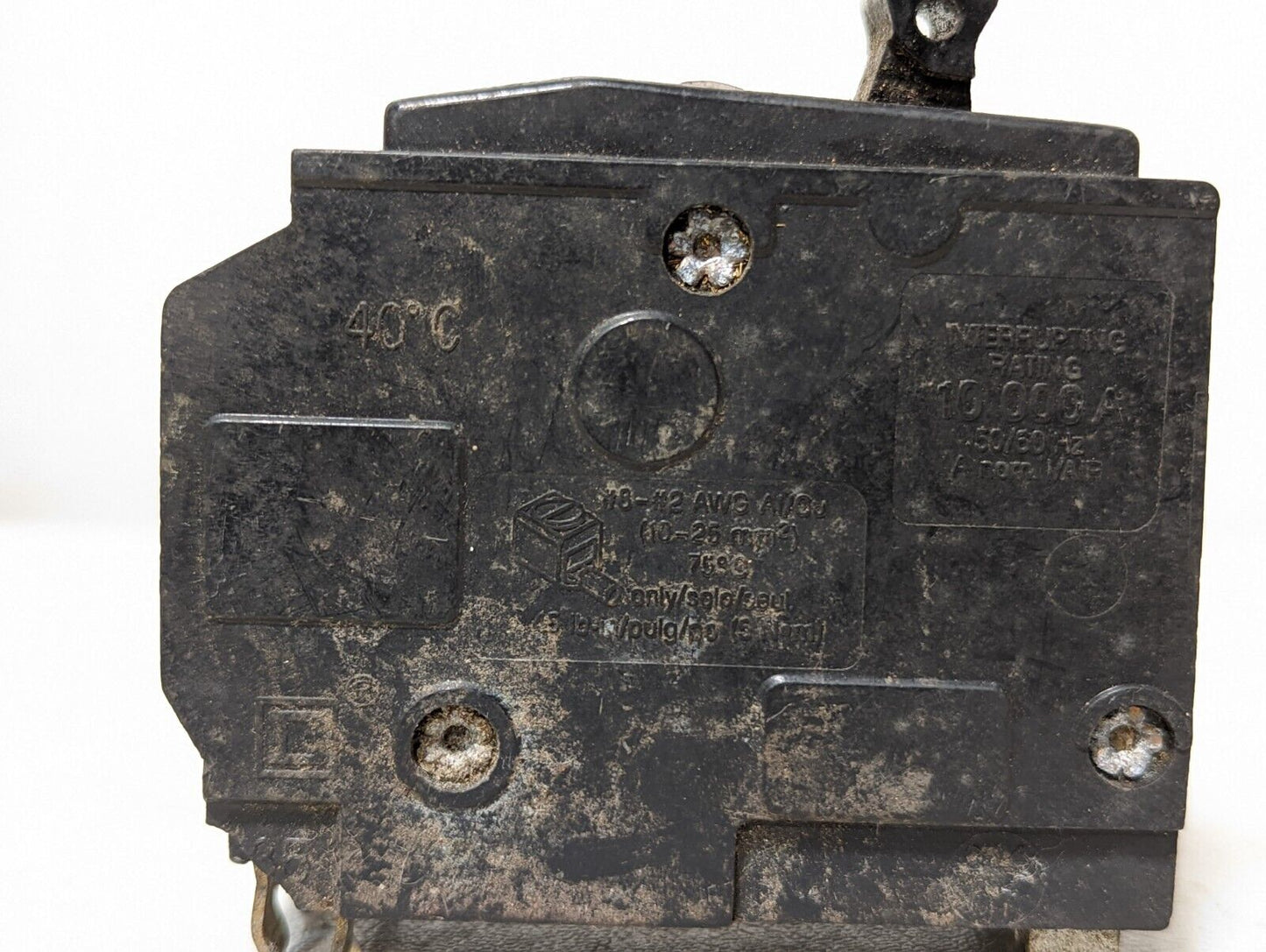 Square D QO250 circuit breaker, 50A, 120/240VAC, 2 poles