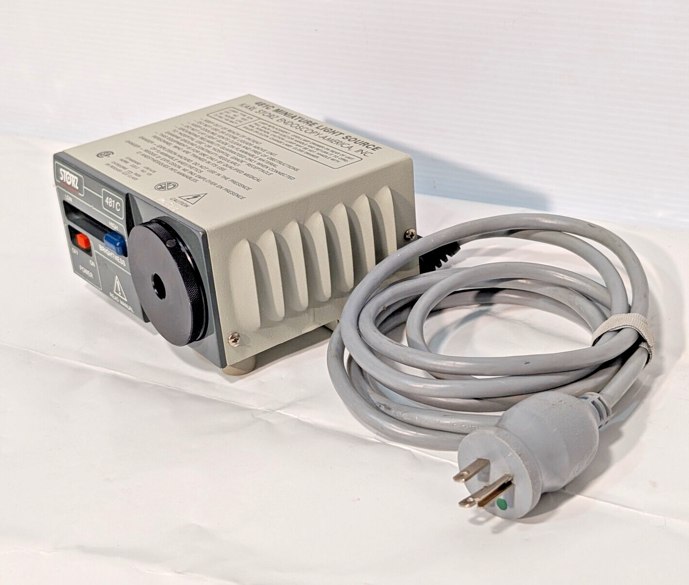 Storz 481C Miniature Lightsource, Endoscopy, 117 VAC, 50/60 Hz, Made in USA