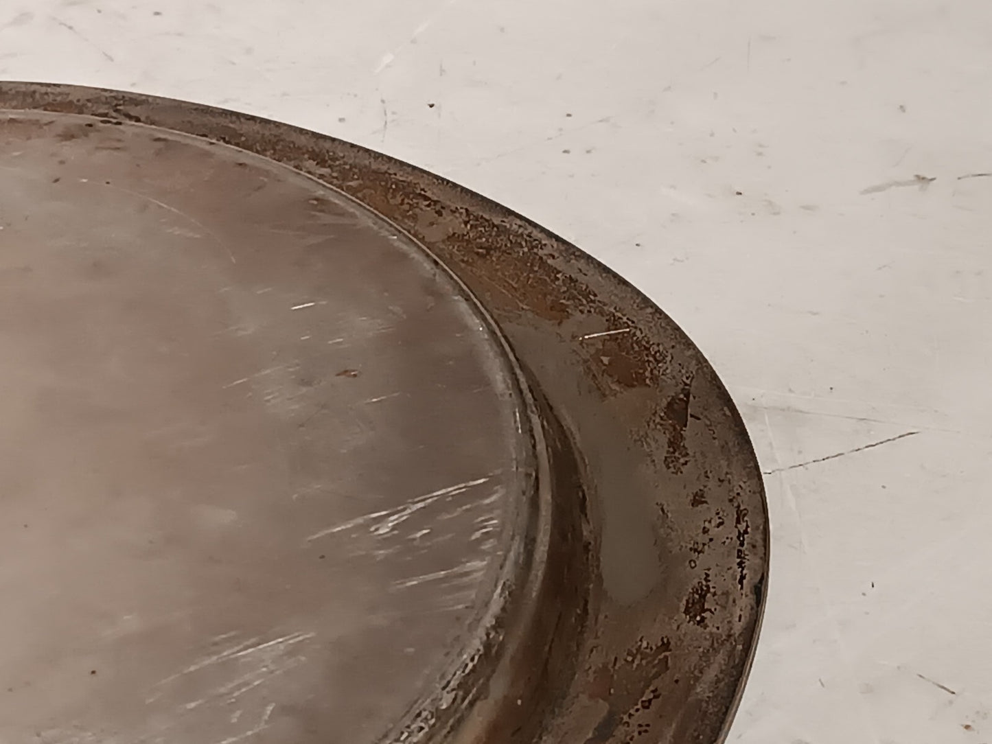 Vintage Glastonbury 503 Silver Serving Plate Art Deco 13" Diameter