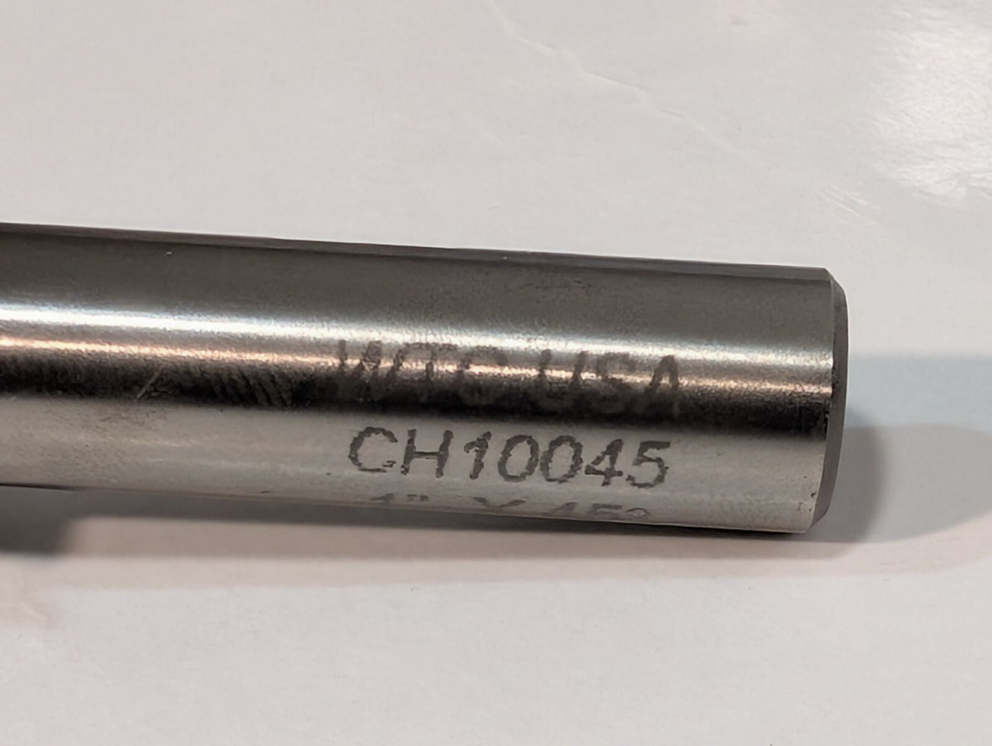 Whitney Tool CH10045 Single Angle Chamfer Milling Cutter, 1" x 45 Degrees