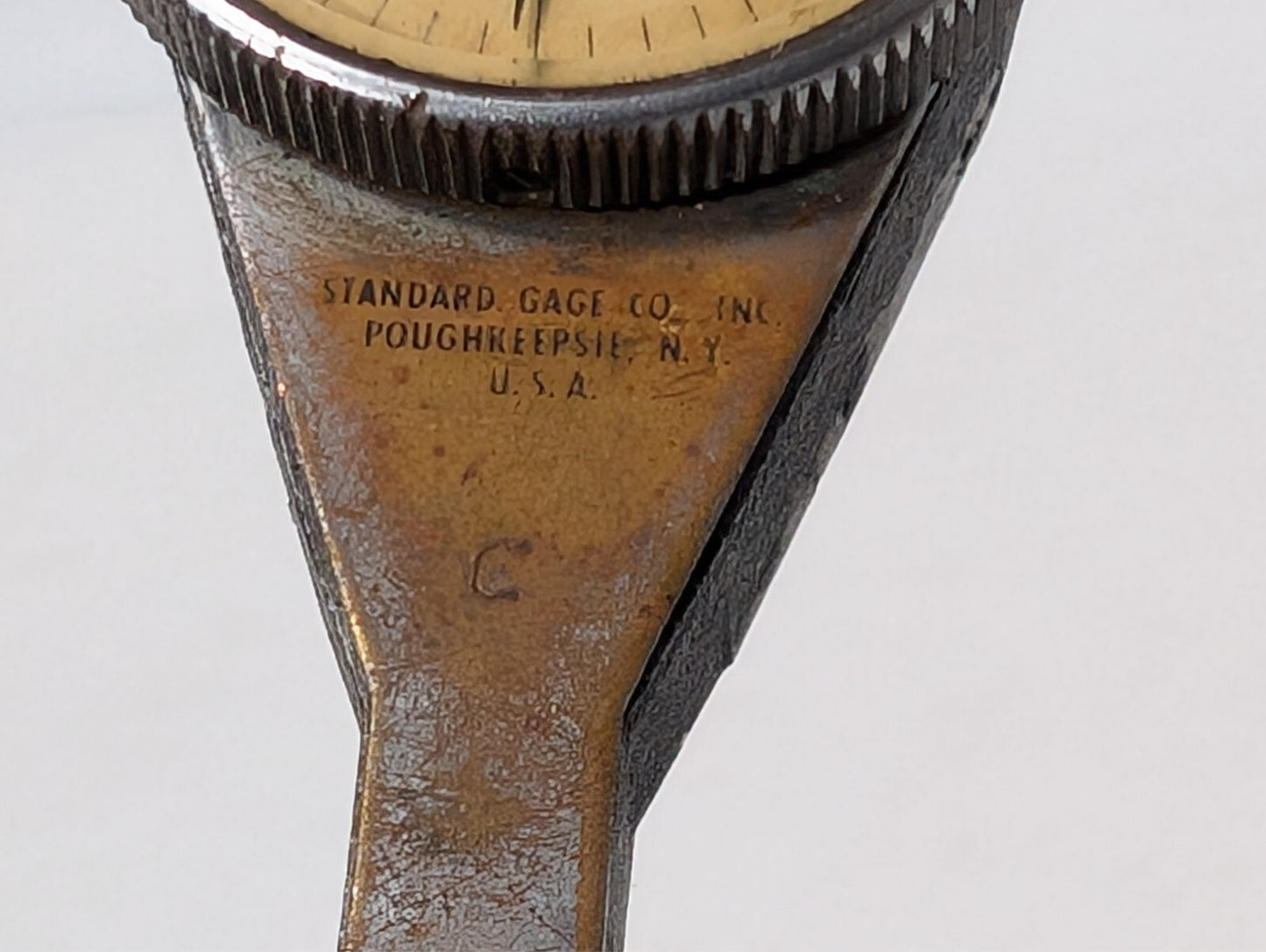 Vintage Standard Gage No. 8045 Dial Bore Gauge Indicator Inspection Tool USA
