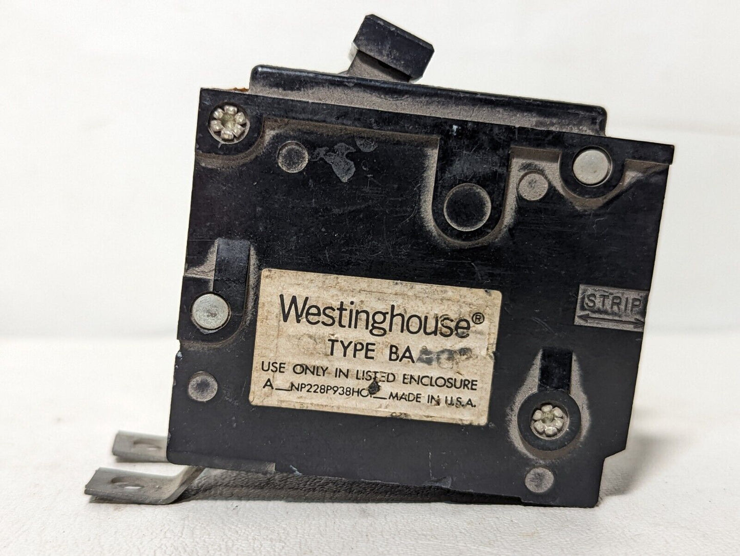 Westinghouse BA220 circuit breaker, 20A, 120/240VAC, 2 poles