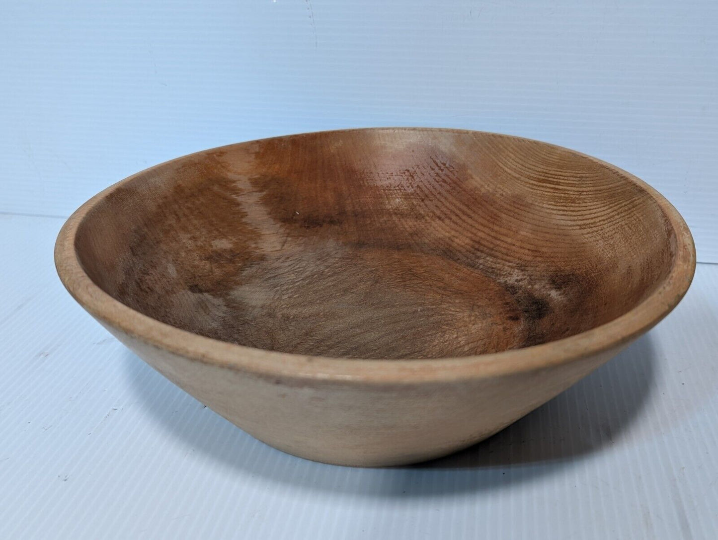 Traditional Wooden Plate and Bowl as pictured, not as shiny - Free Shipping