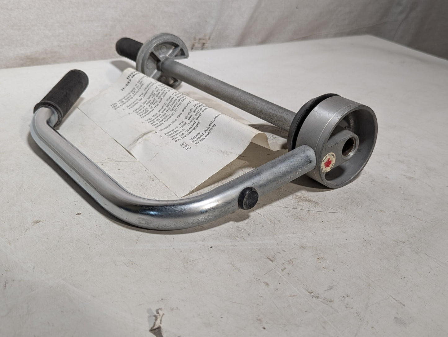 Uline H-437 Mini-Base Stretch Wrap Dispenser, For 12" ,15" ,18", 20" Rolls