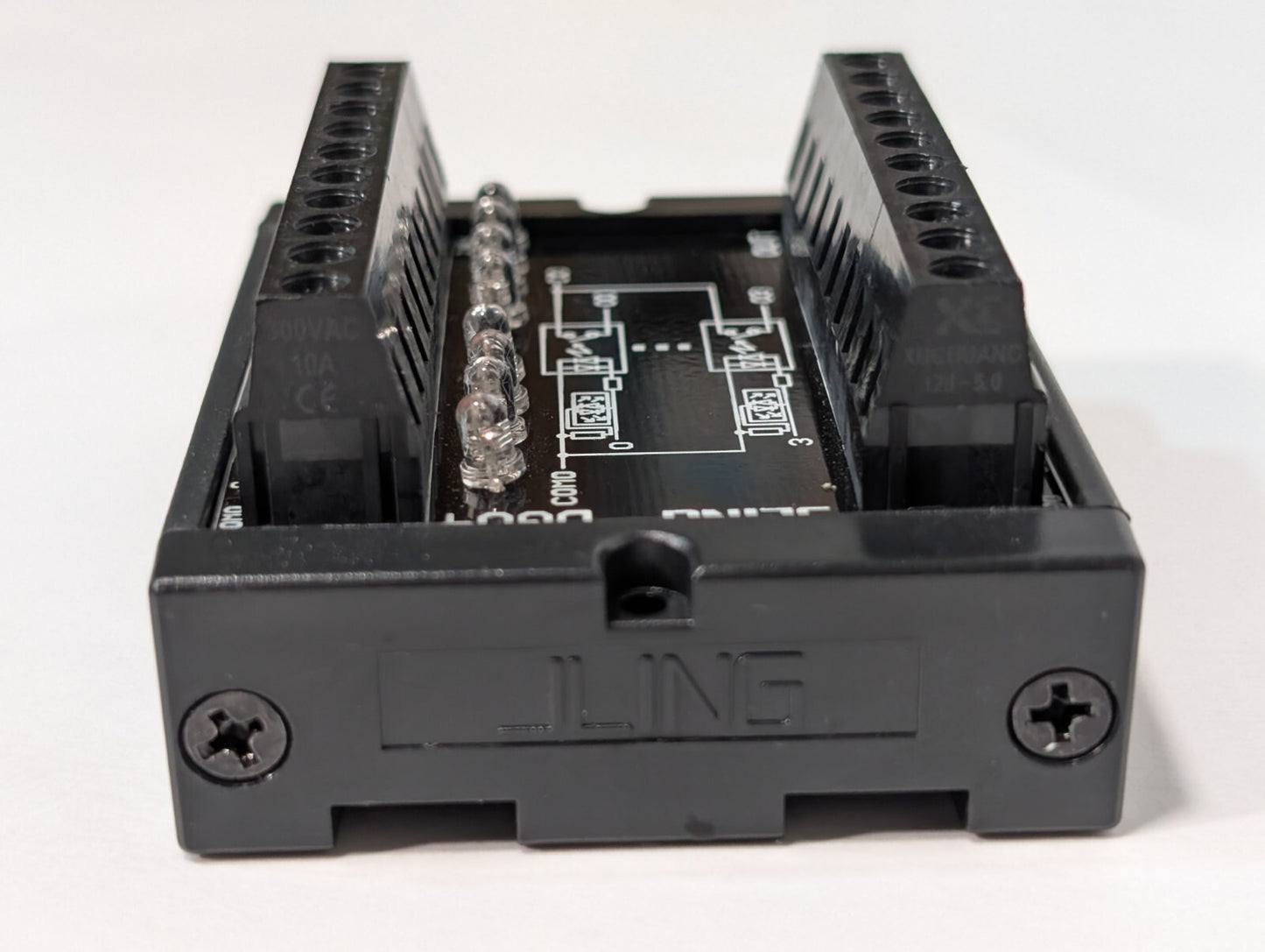 2) JLING DG04 8-Channel NPN to PNP Signal Converter 10-28VDC 10KHz Max Frequency