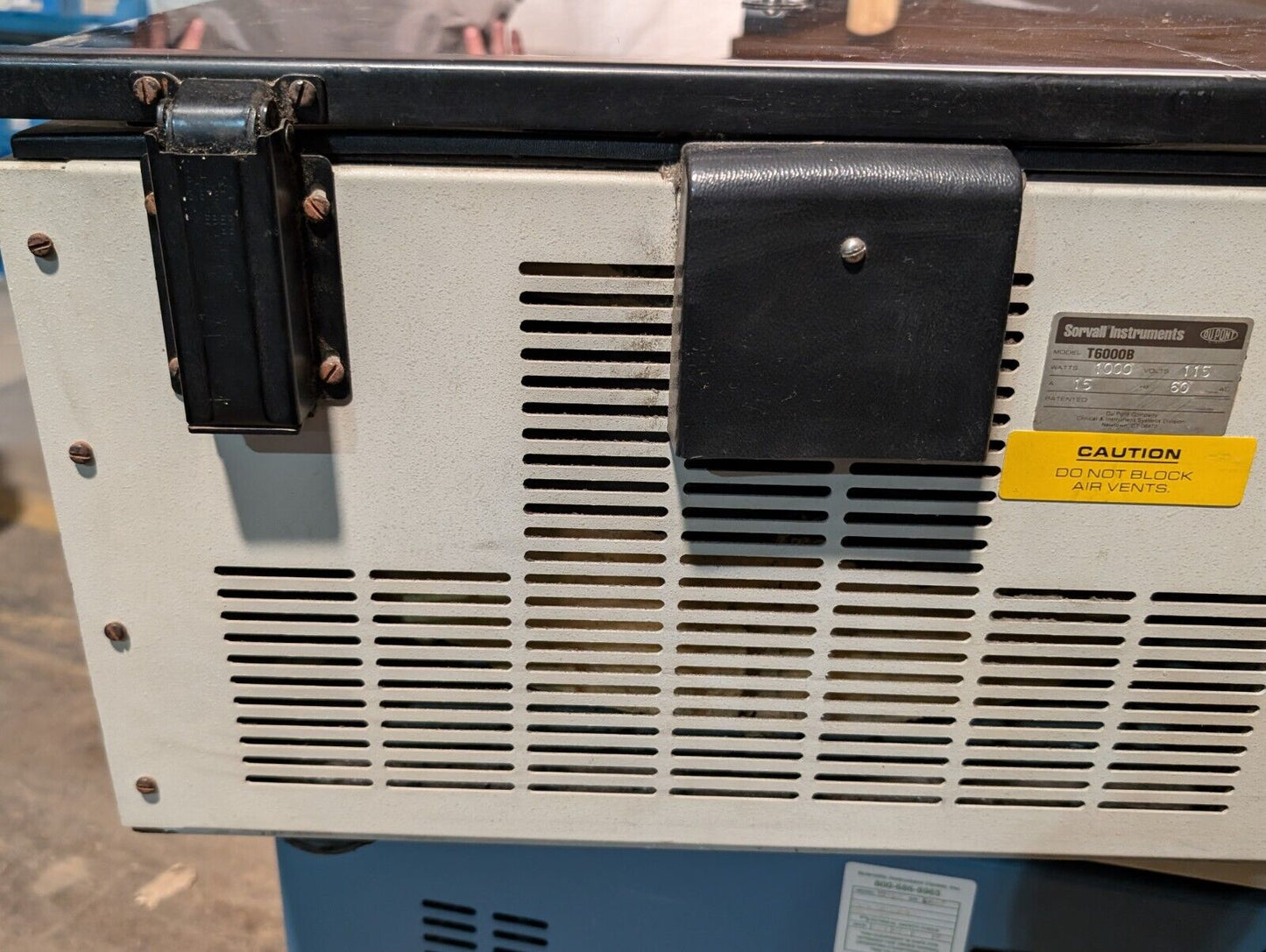 Sorvall T6000B Tabletop Centrifuge 6000RPM 1000W 115VAC 15A 60Hz