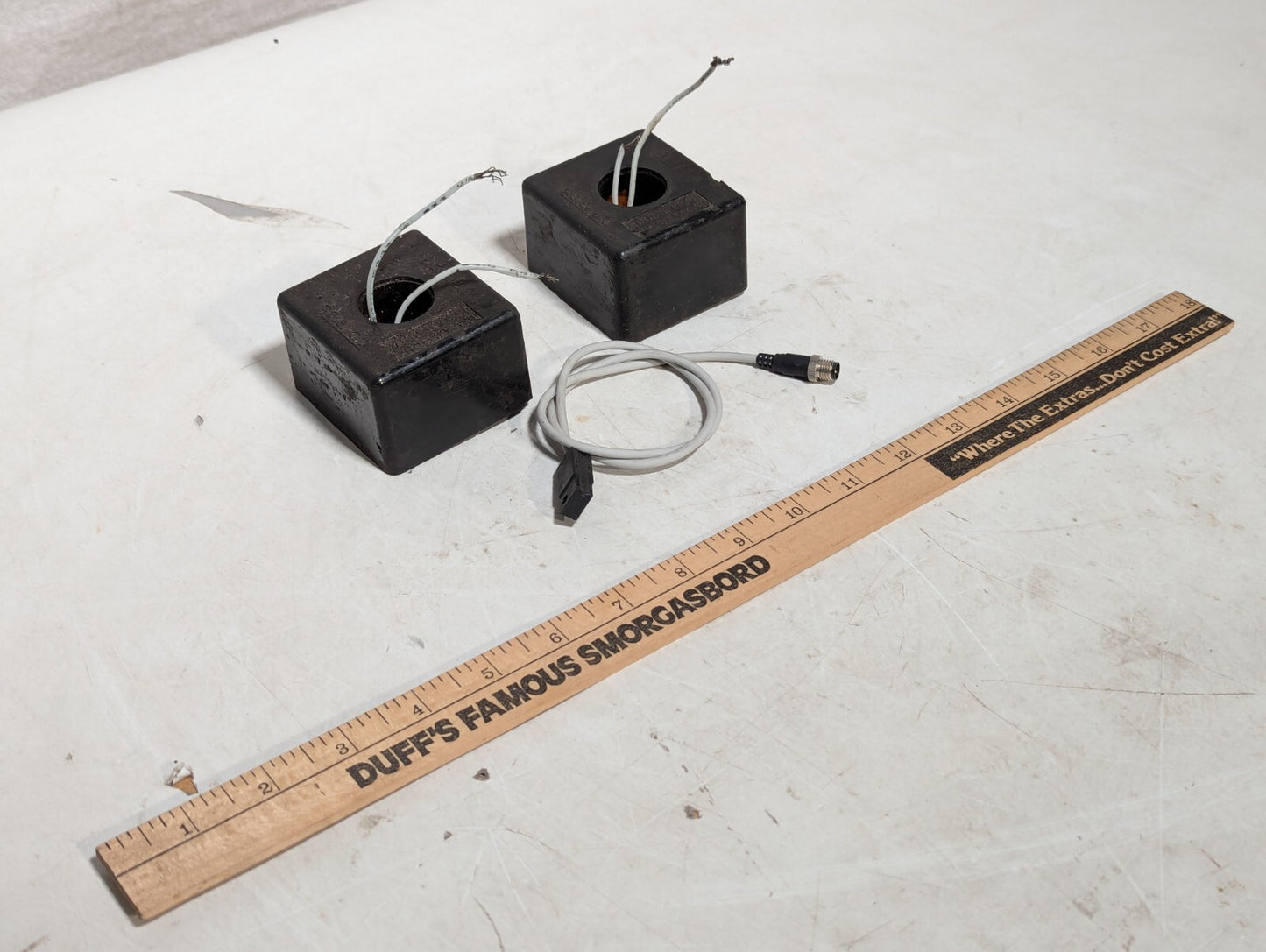 2 Coils for Solenoid Valve with 1 SMC D-H7A1 Auto Switch Sensor