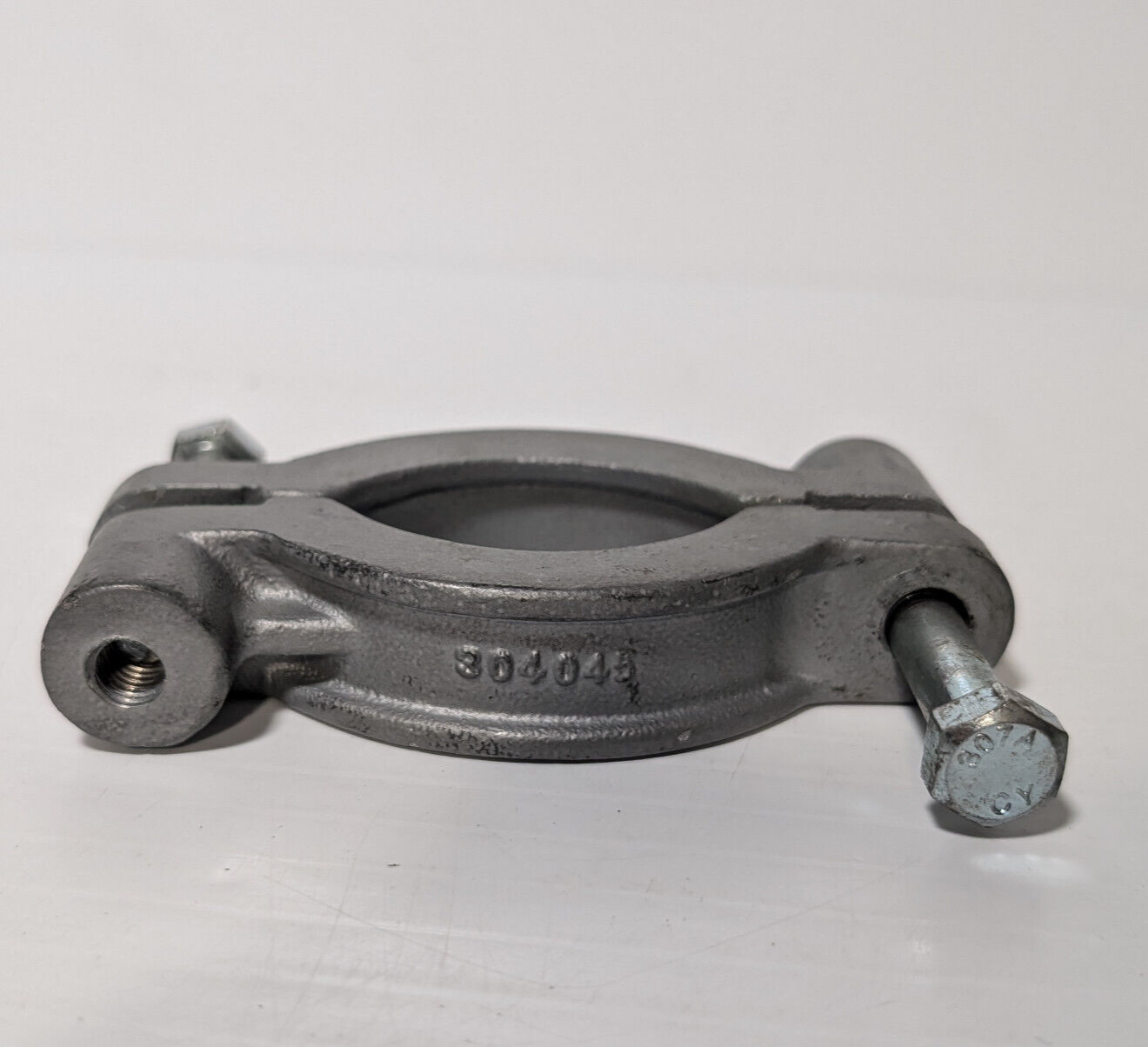304045 Double Bolt, 2", Hose Clamp Assembly, Inner Dual Grip Ridge, Heavy Duty