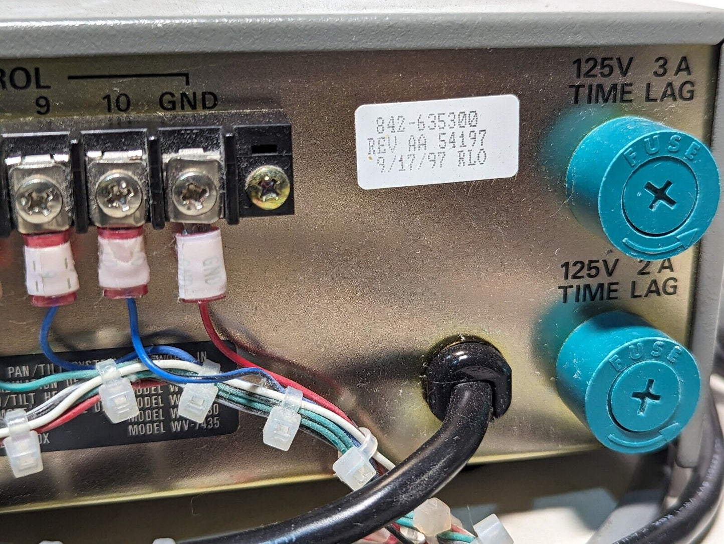 Panasonic WV-7330 remote control unit