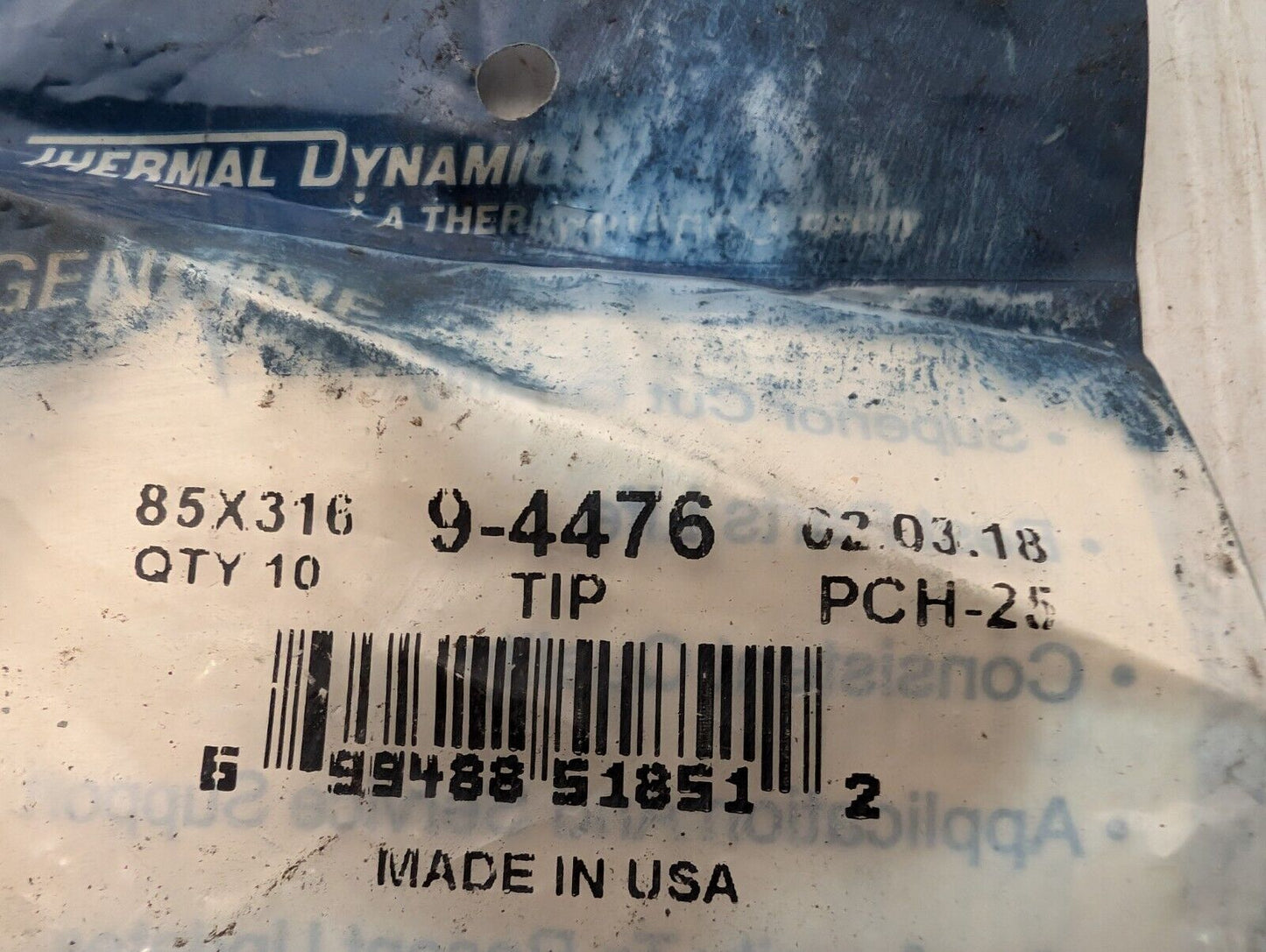 7 Pieces Thermal Dynamics 9-4476 Tip for PCH-25 Plasma Cutter - Free Shipping