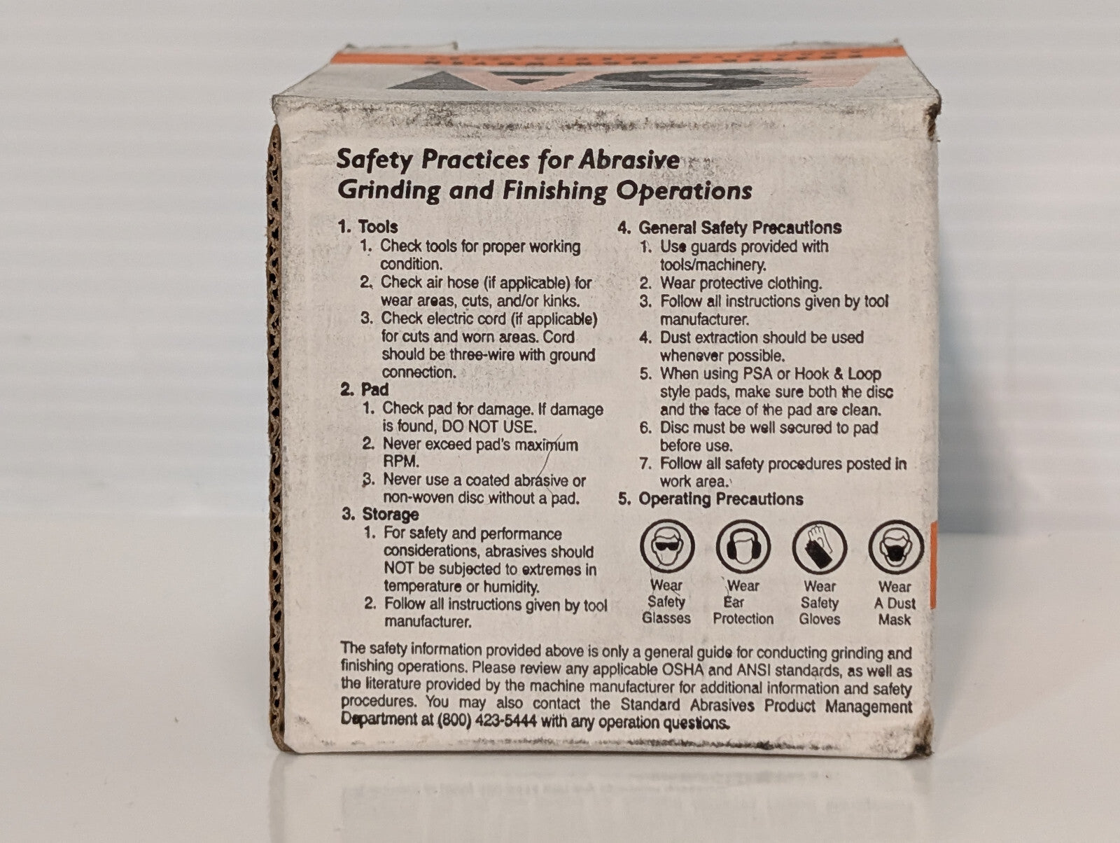 Standard Abrasives 707620 Straight Cartridge Rolls, 100 Count, 1/4x1x1/2, 120 AO