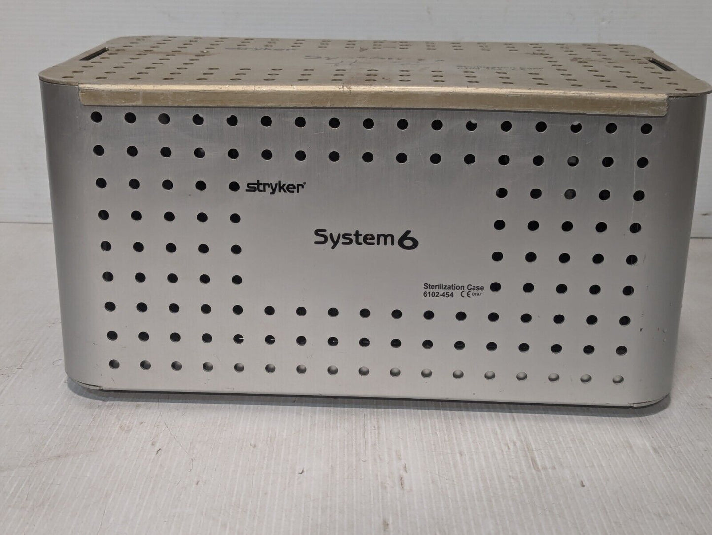 Stryker 6102-454 System 6 Sterilization Case w\ Insert - Free Shipping